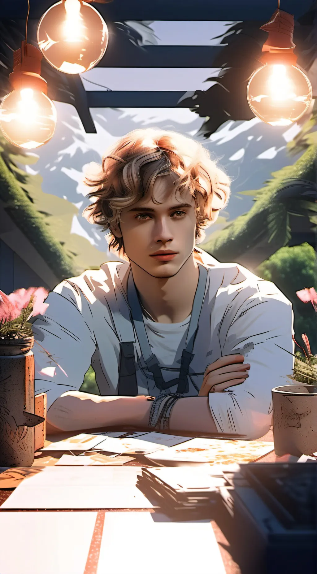 ai character: caleb background