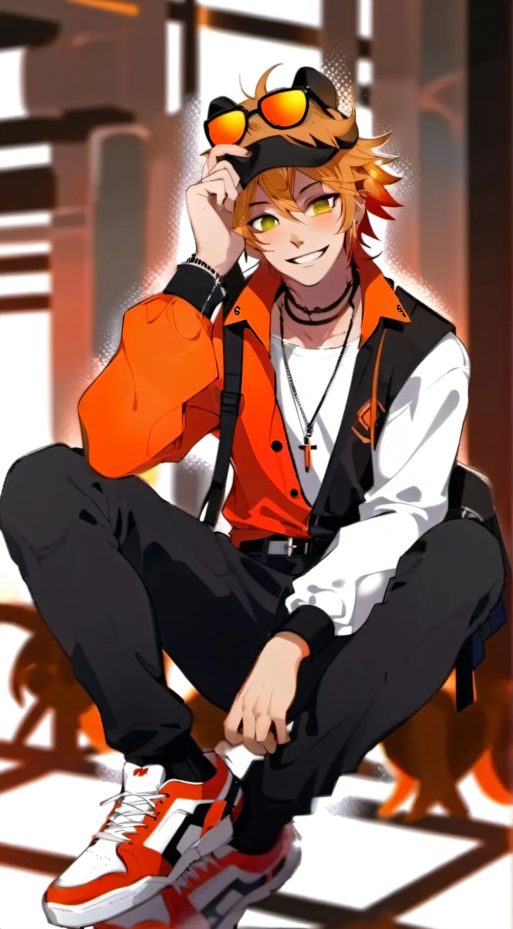 ai character: Rektway  background