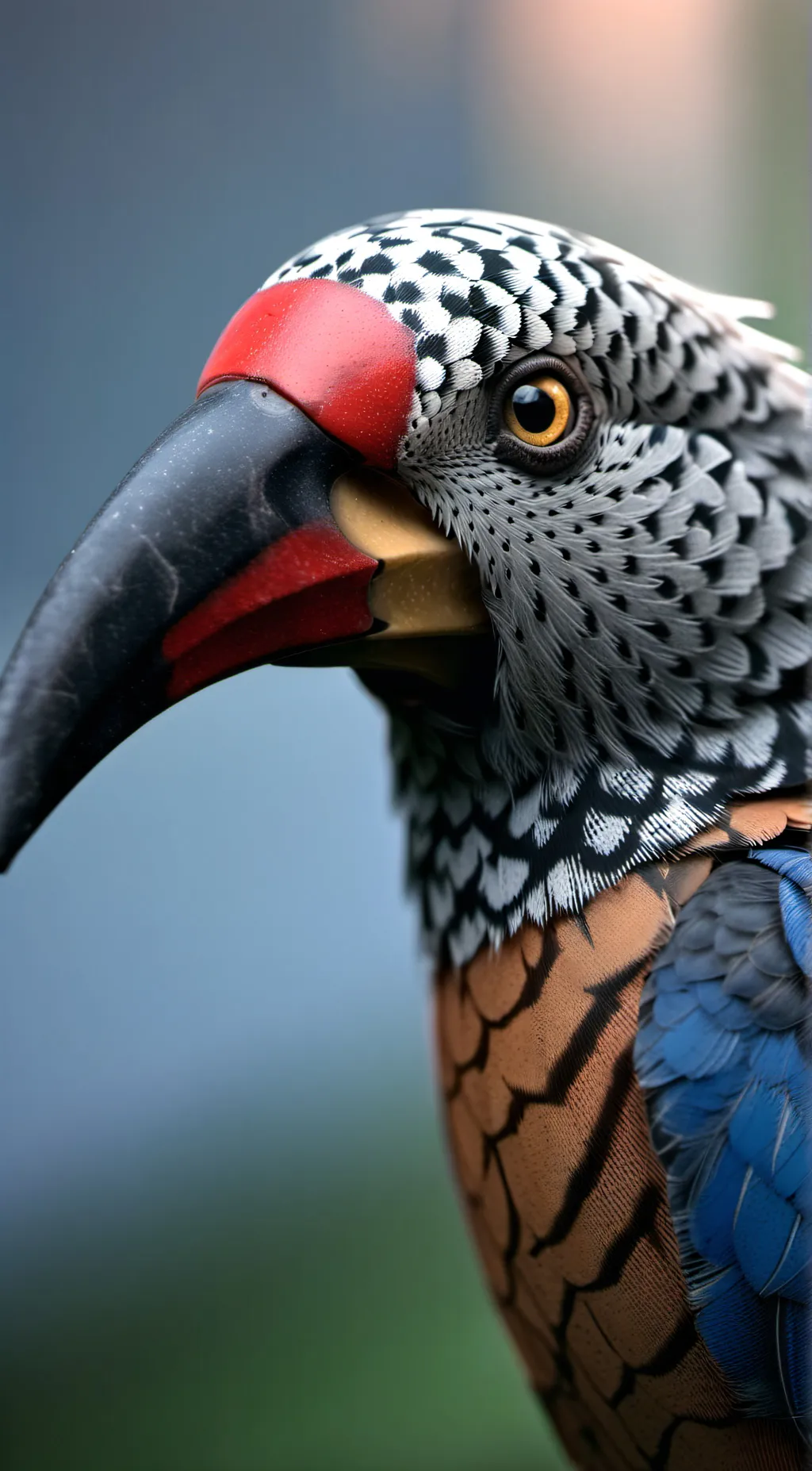 ai character: bird background