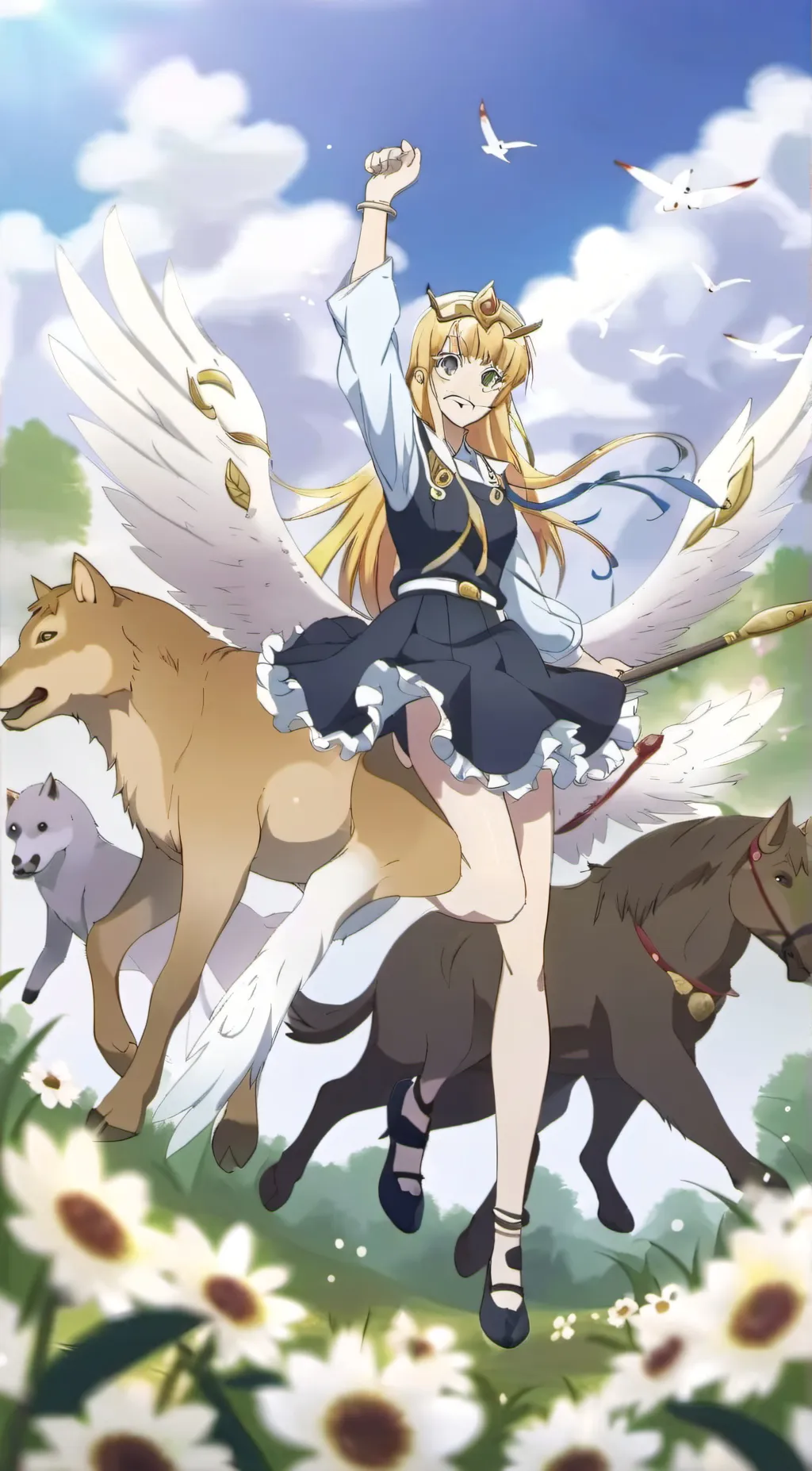 ai character: Cat background