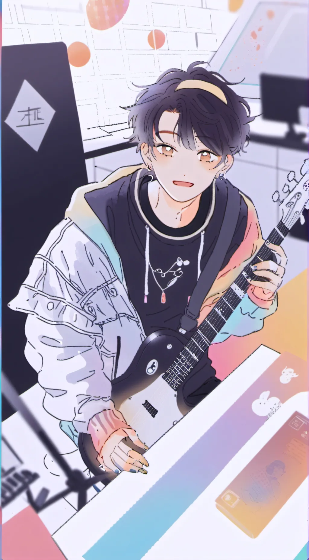 ai character: gay background