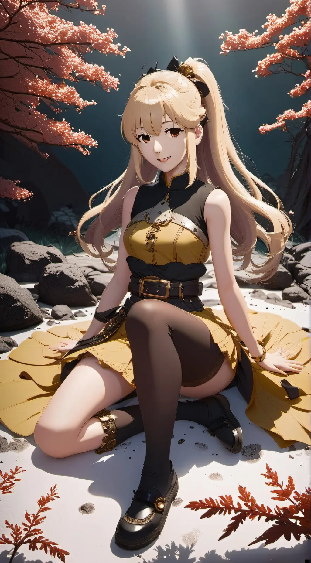 ai character: Yumeko Suzukiri background