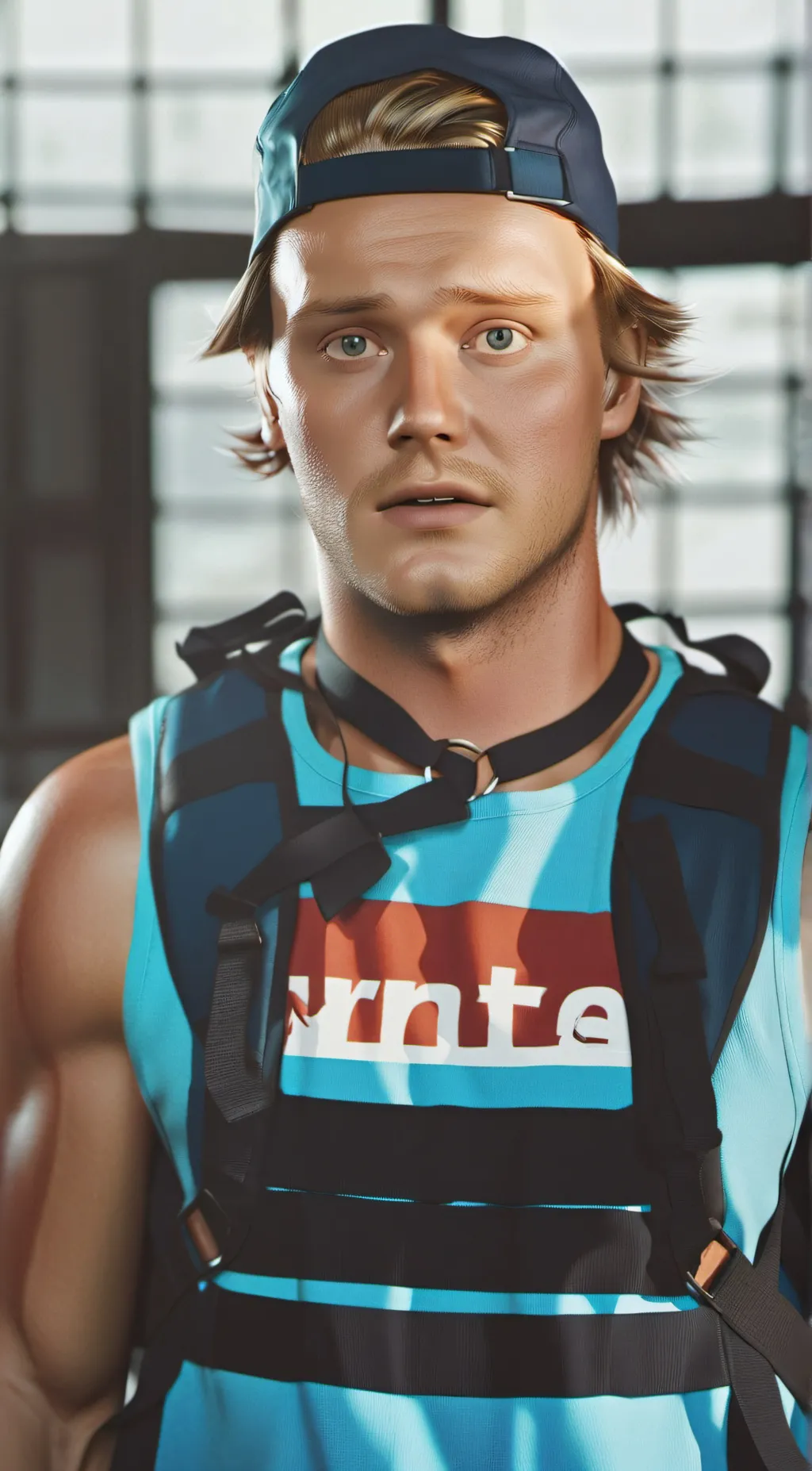 ai character: JJ outer banks  background