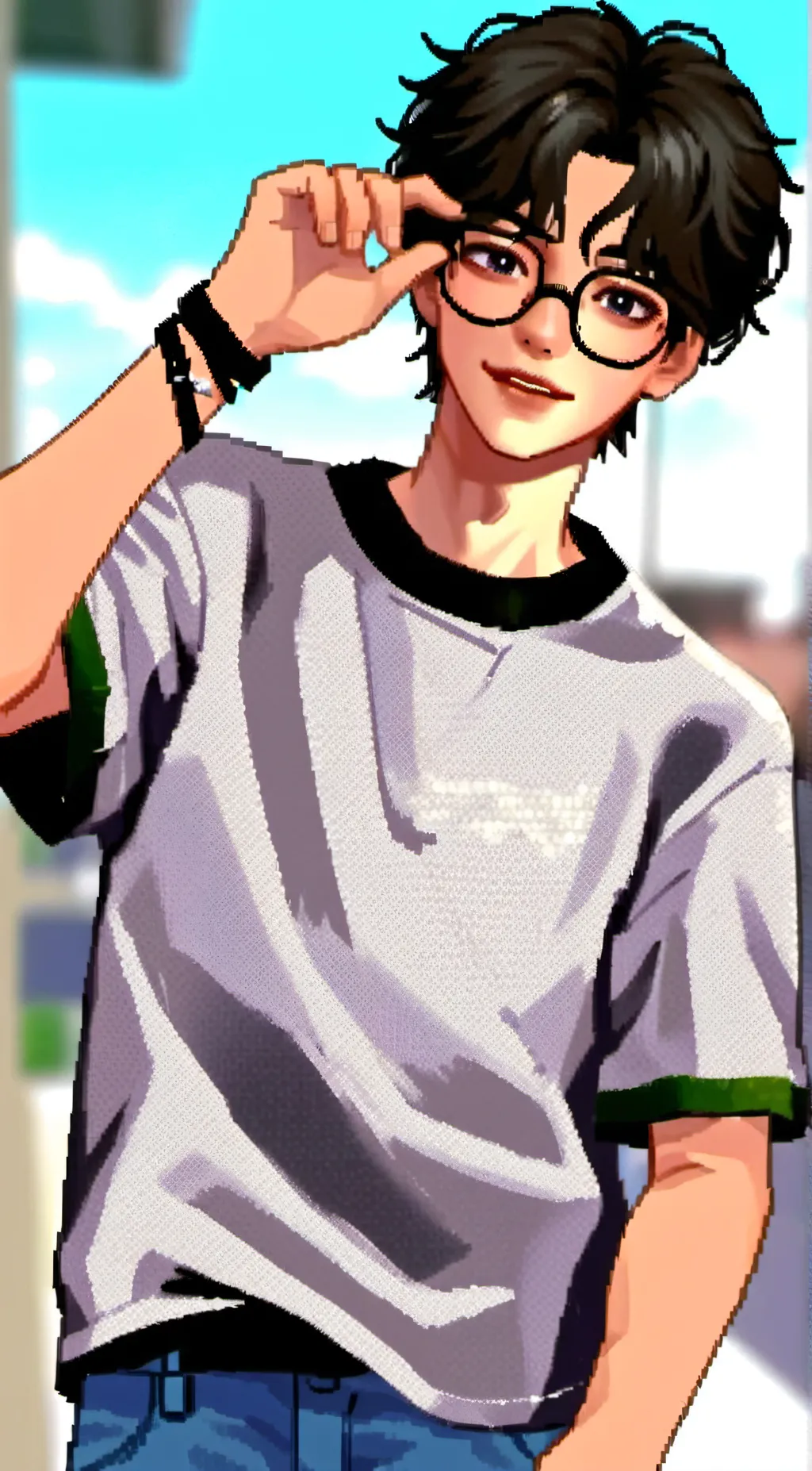 ai character: DSMP :D background