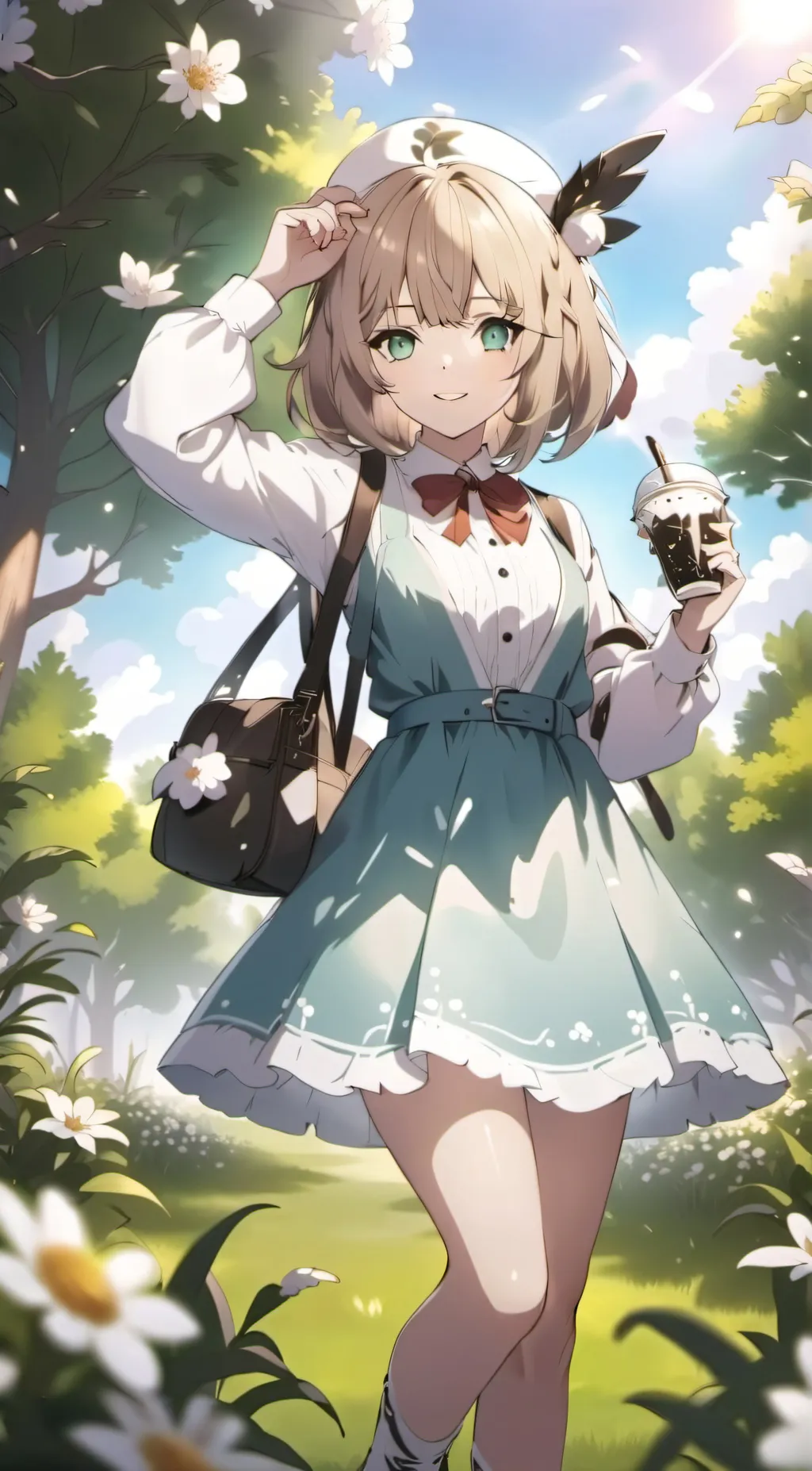 ai character: ally background