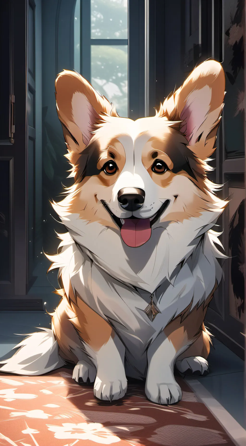 ai character: Fizzy background