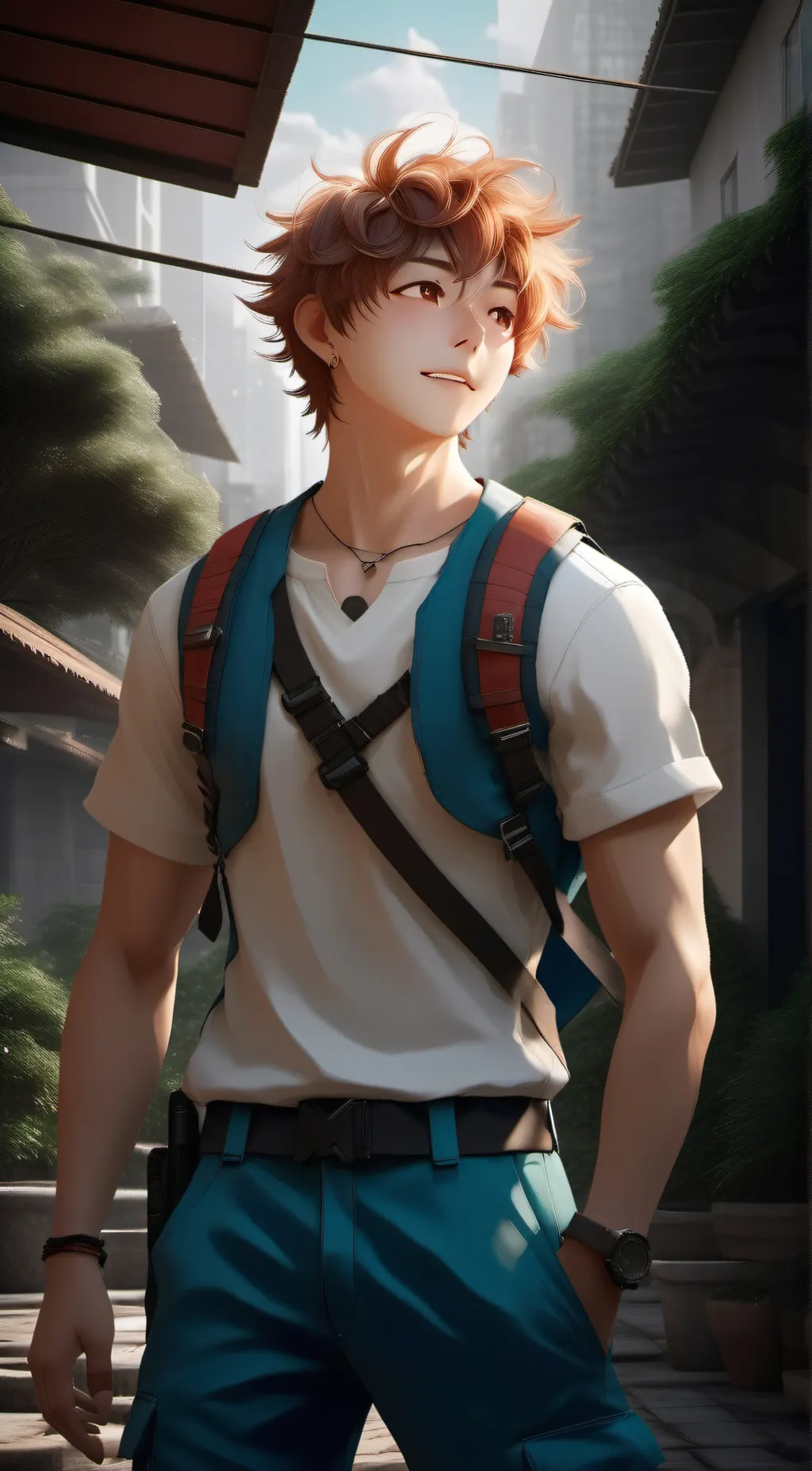 ai character: Georgie  background