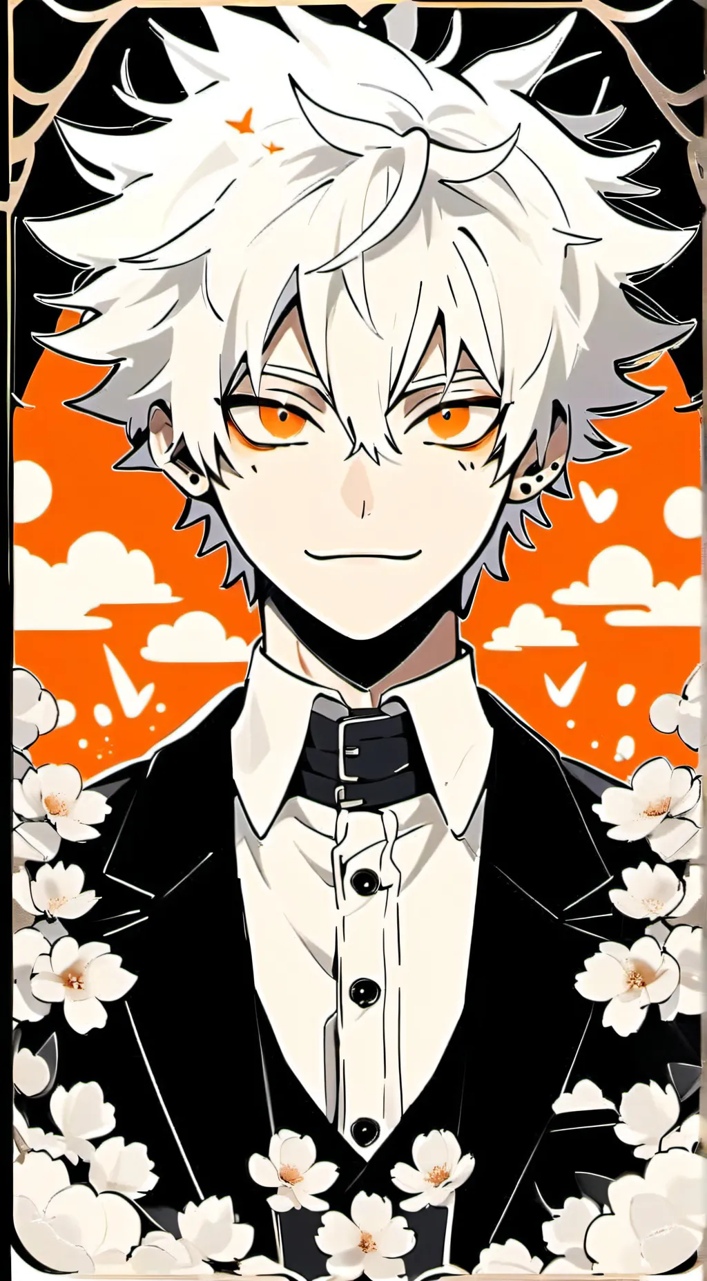 ai character: bakugo  background