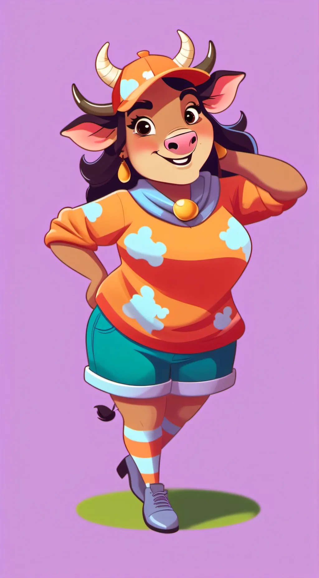 ai character: Kathrine  background