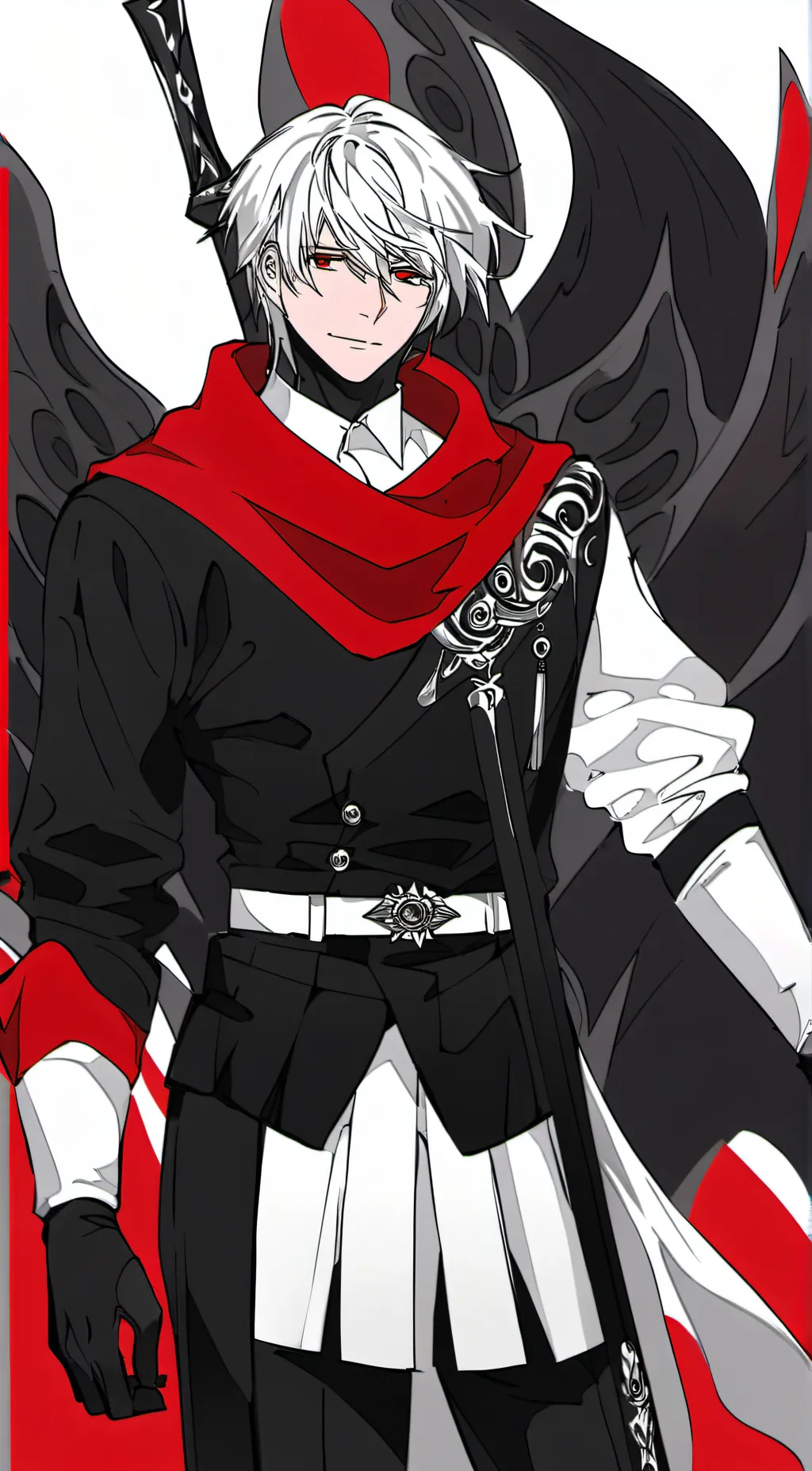 ai character: Licht Bach background