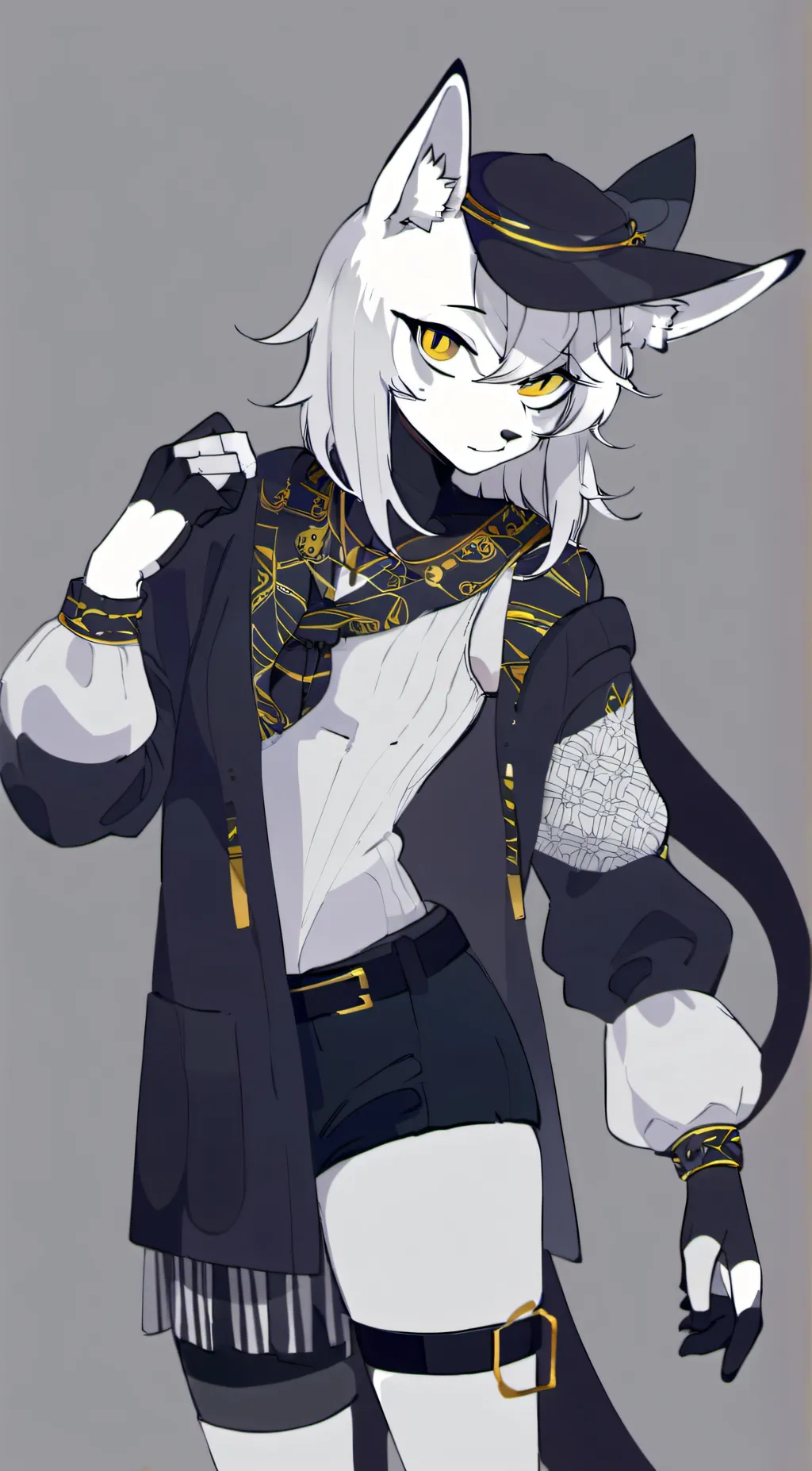 ai character: Copper background