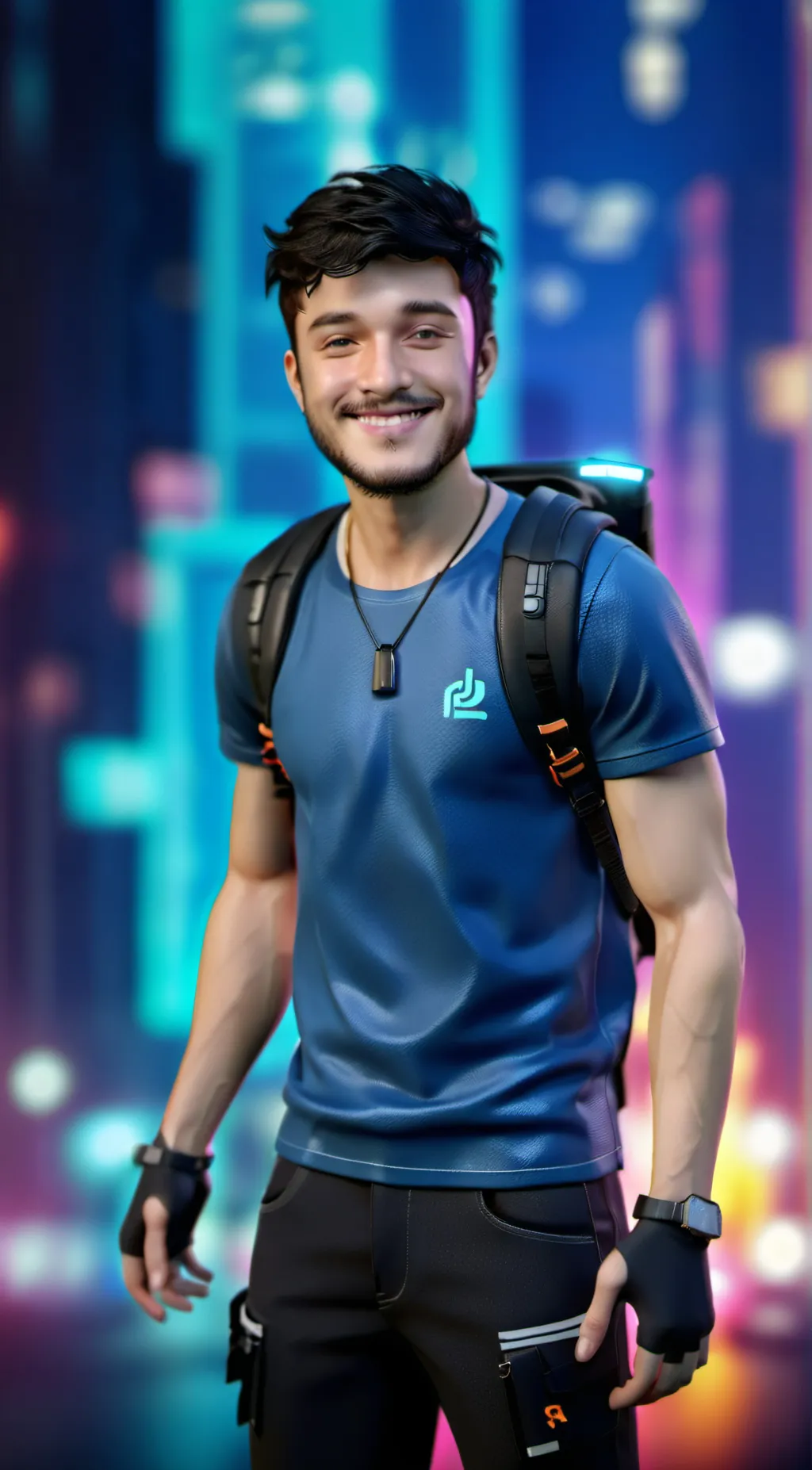 ai character: BRENDON👹 background