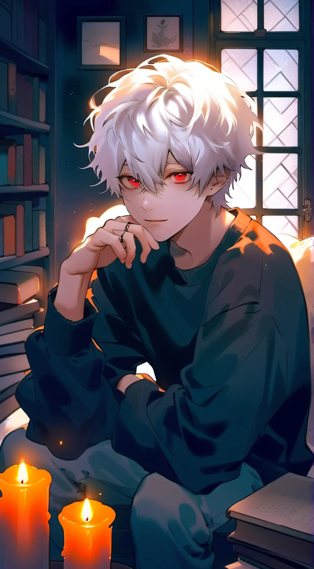 ai character: Axel  background