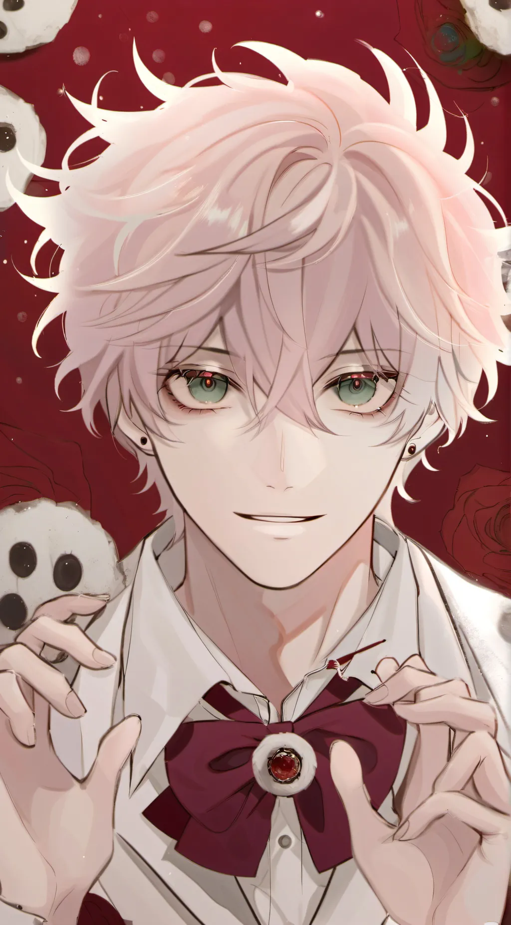 ai character: katsuki bakugo background