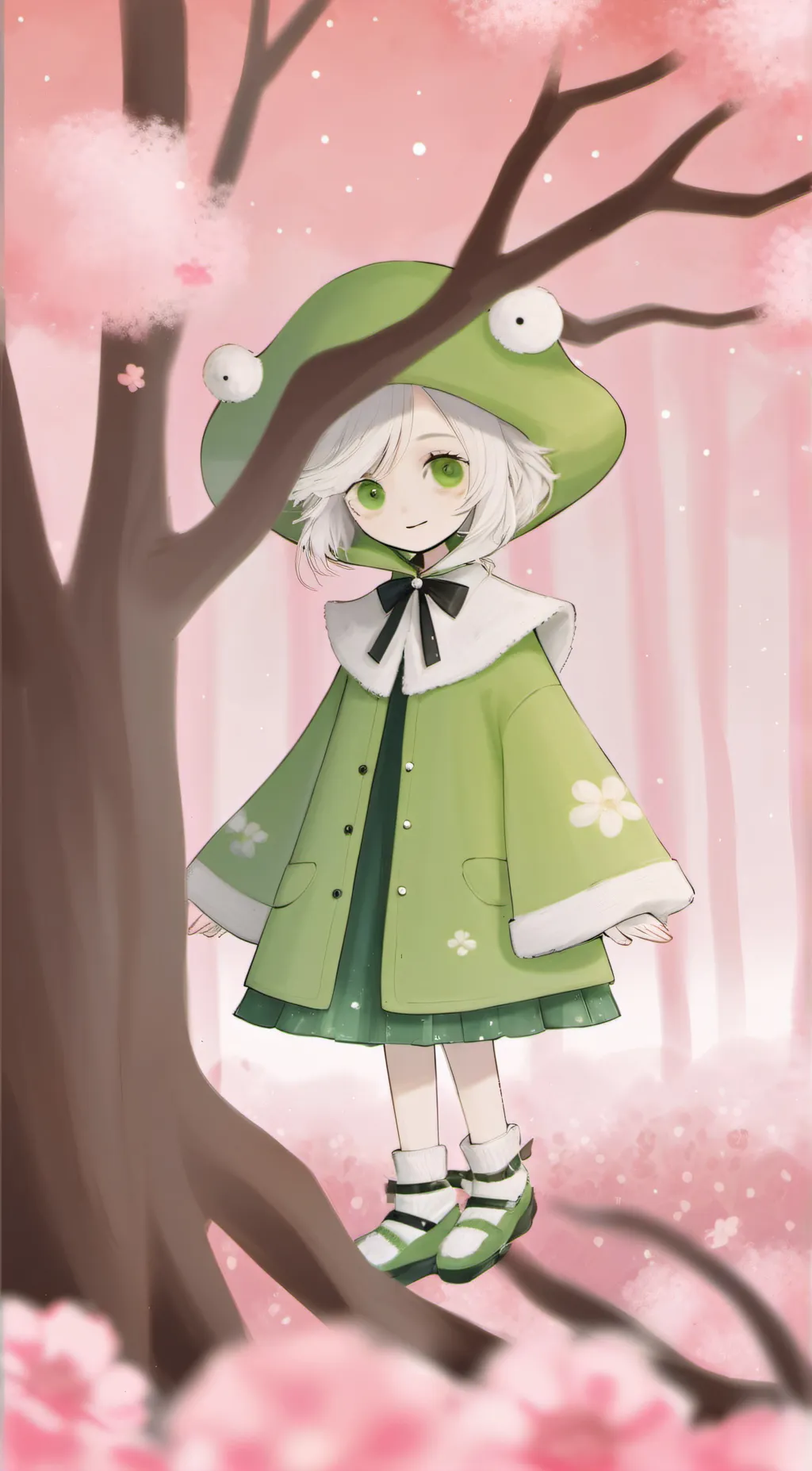 ai character: greenboy2025 background