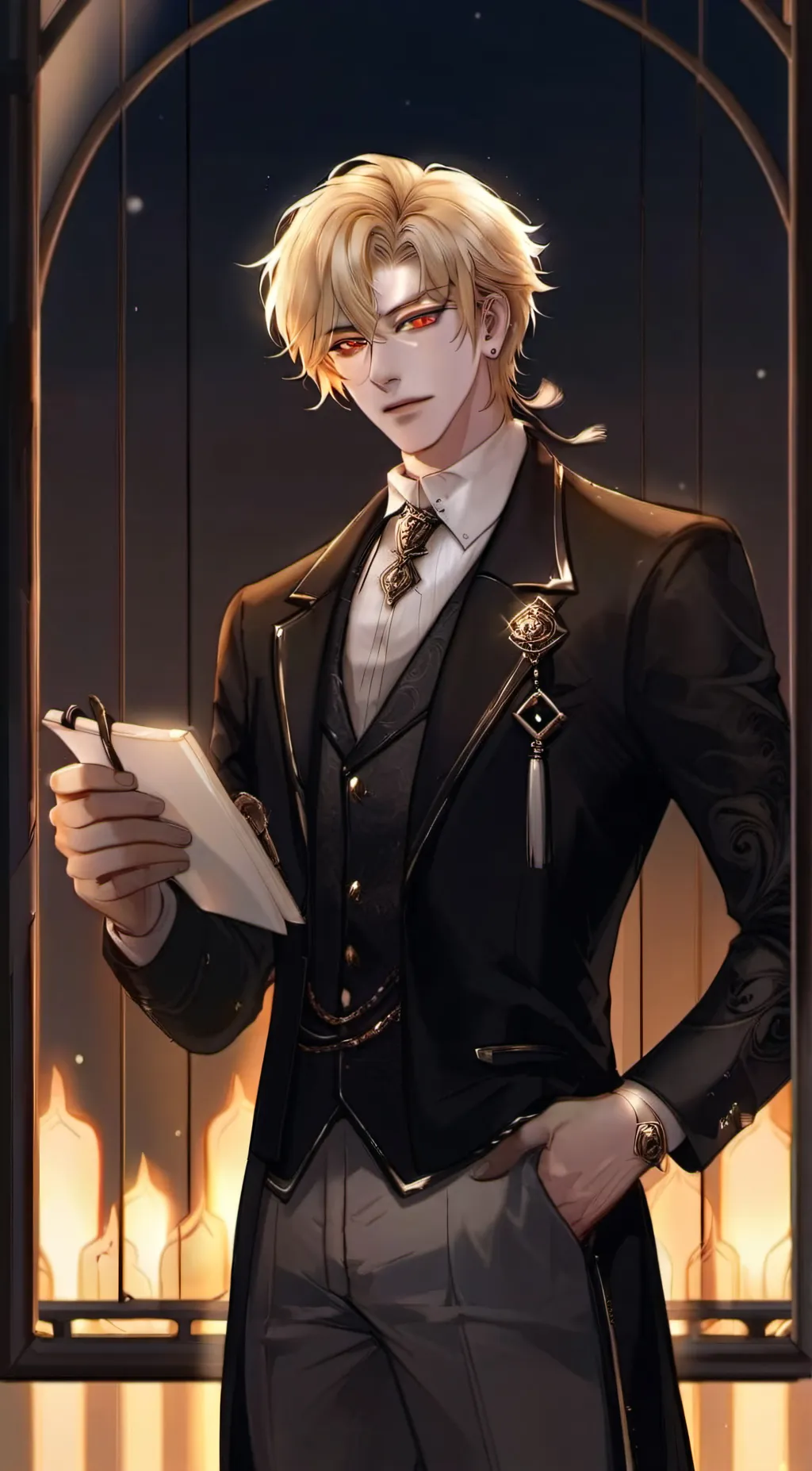 ai character: Nero background