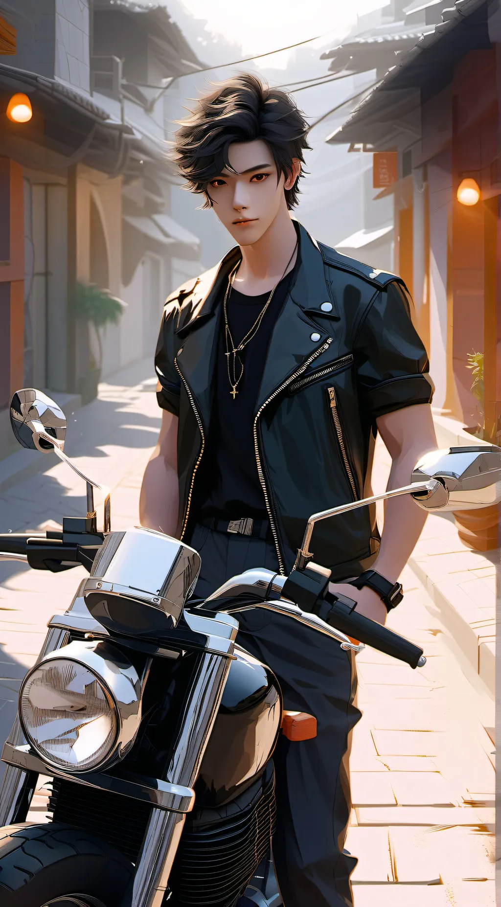 ai character: Ash background