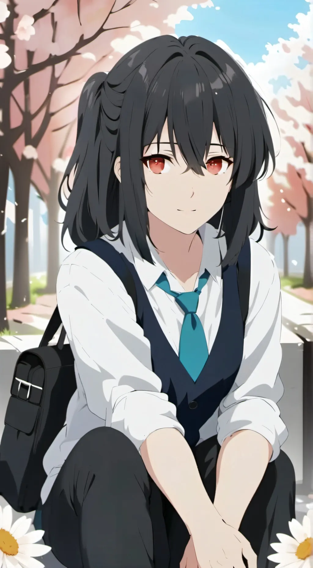 ai character: nezuko background