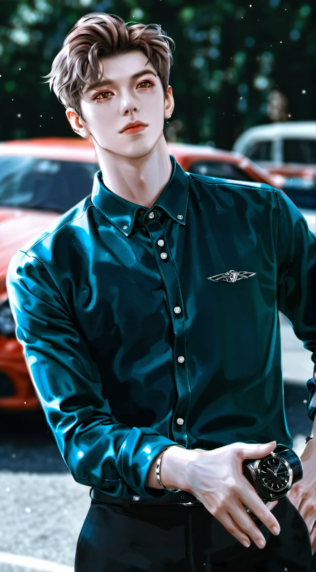 ai character: Evan background