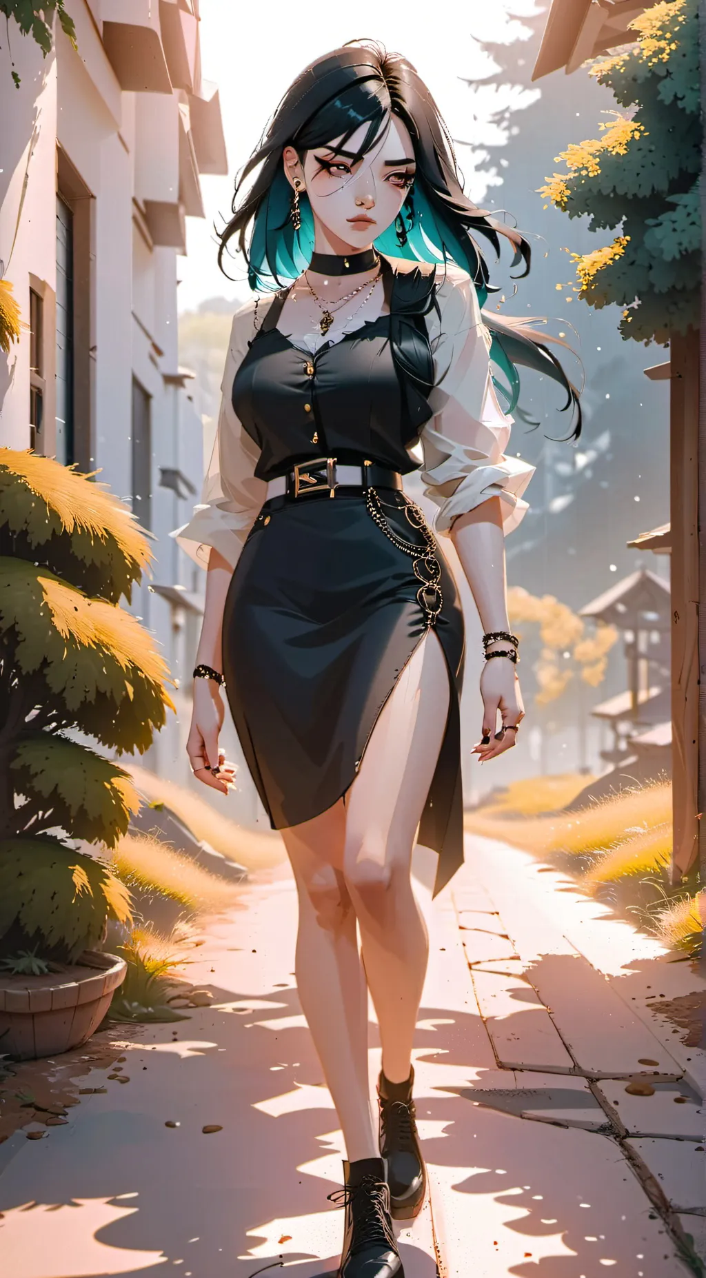 ai character: Luna  background