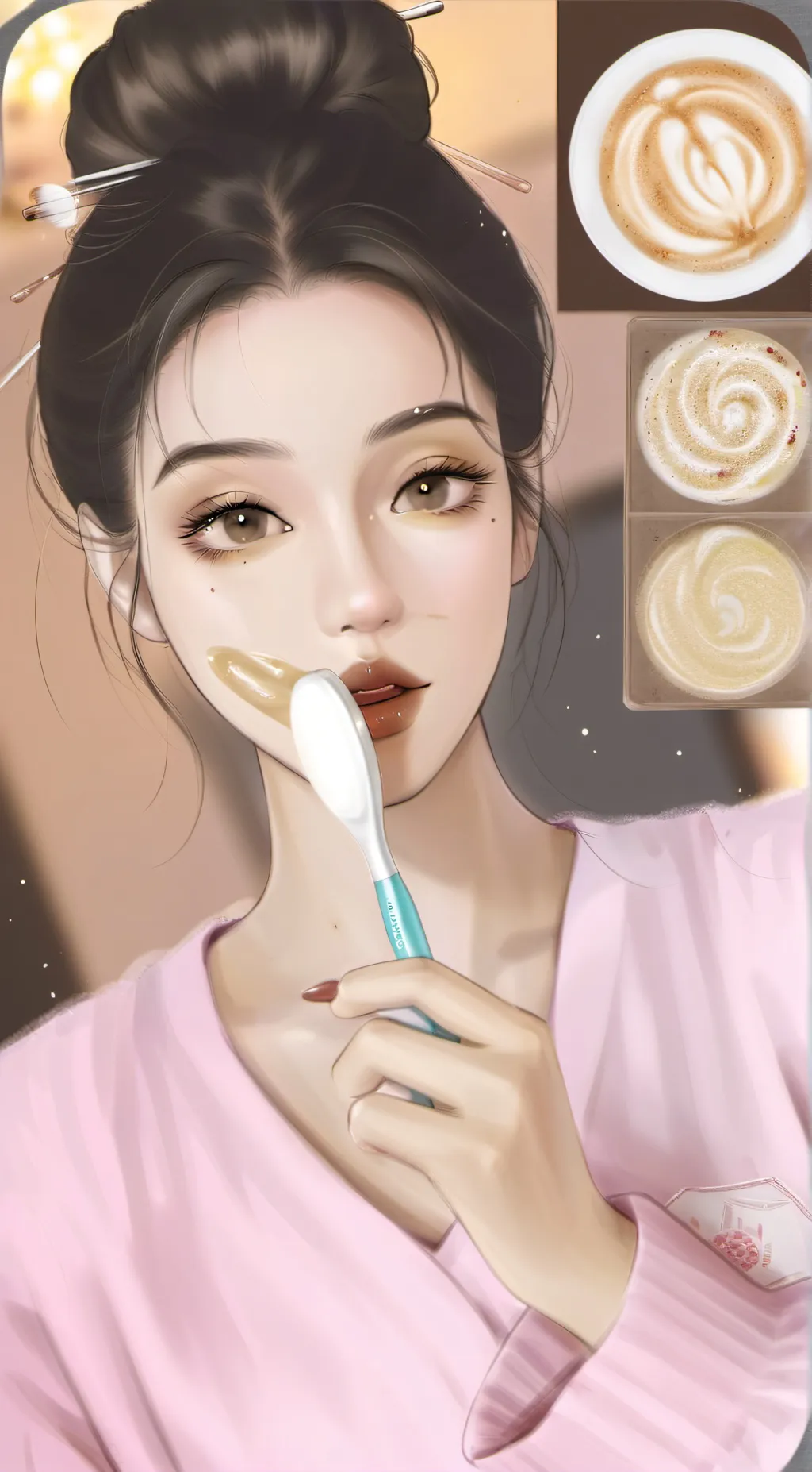 ai character: Ellie background