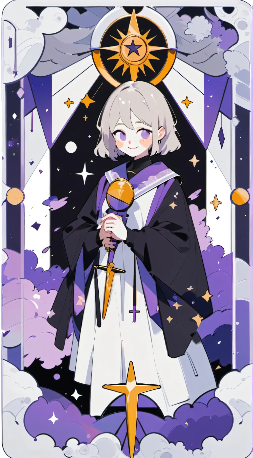 ai character: Mercury Chan  background