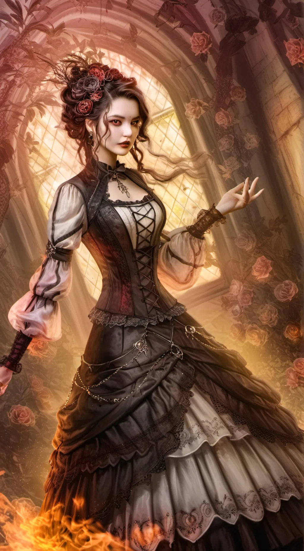 ai character: demon background