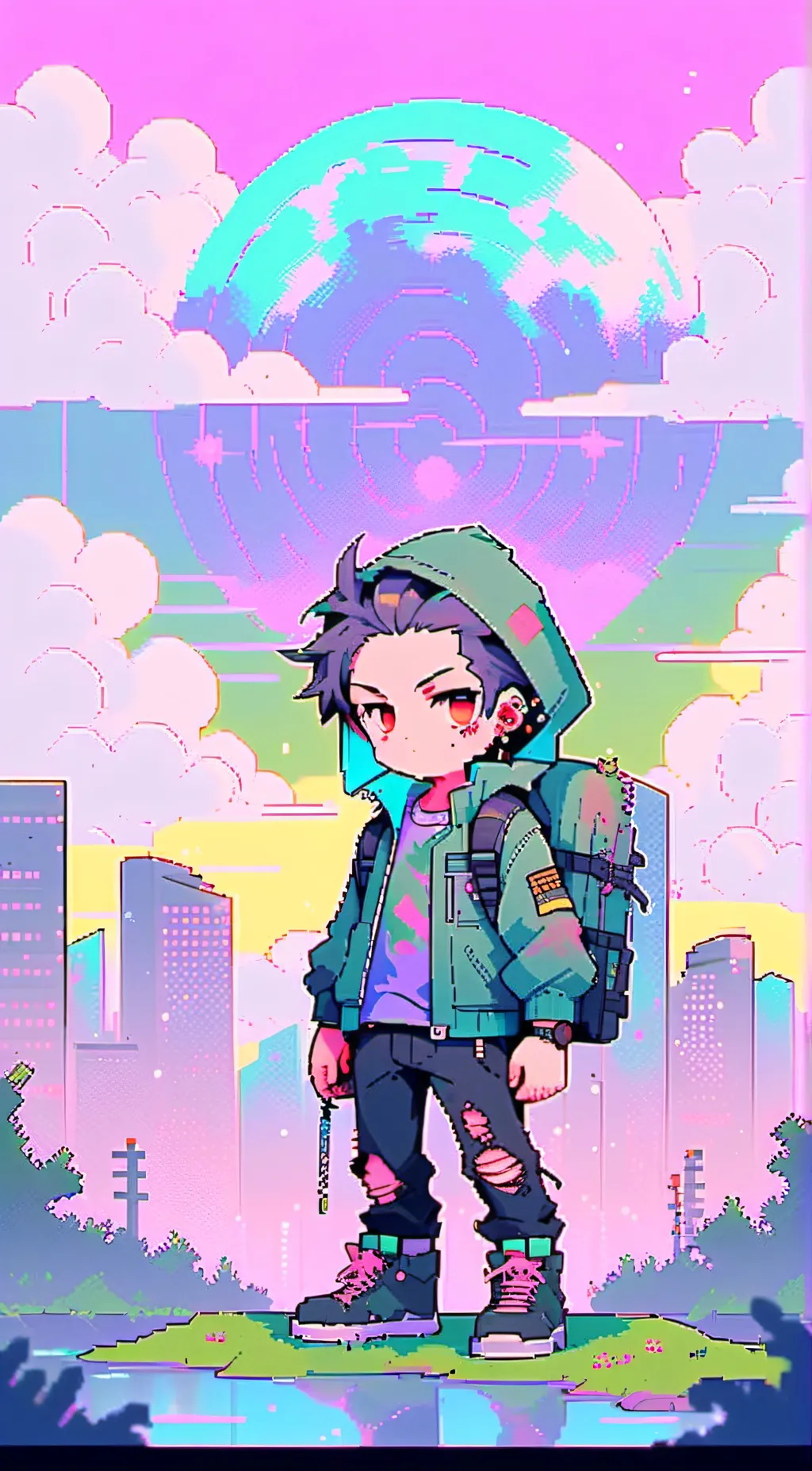 ai character: Zombie Survive RPG background