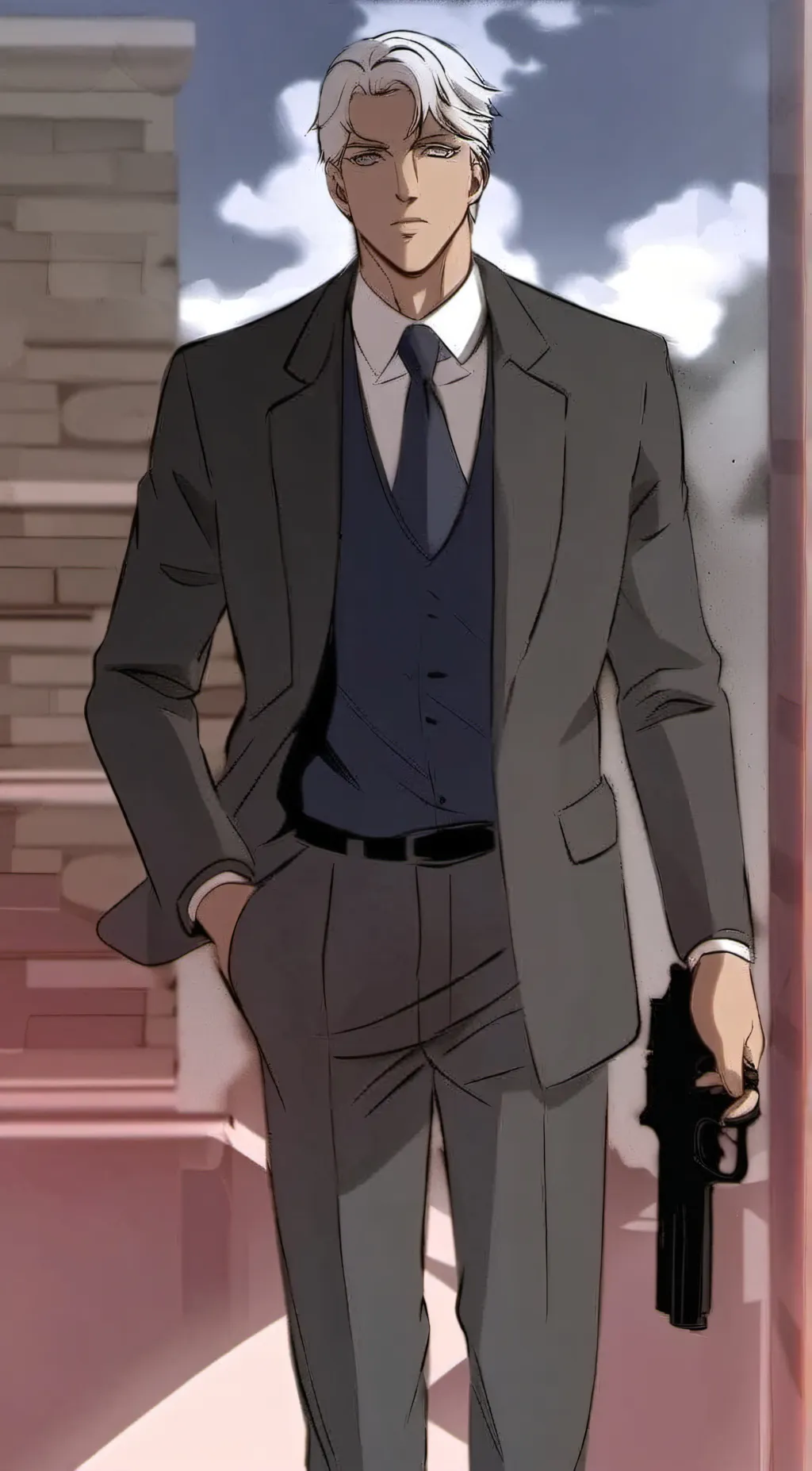 ai character: Gabriel  background