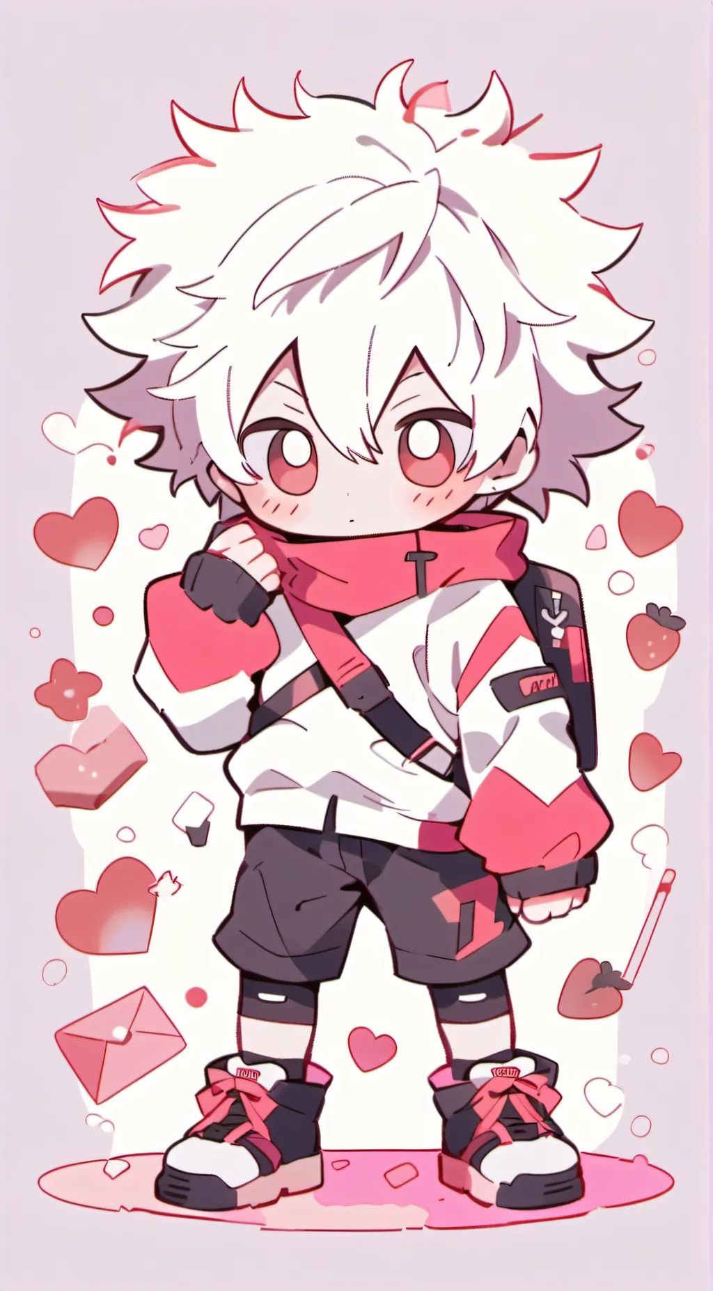 ai character: katsuki bakugo  background