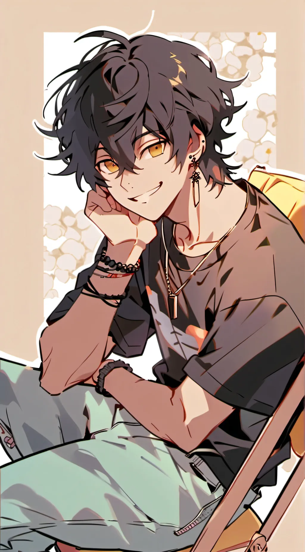 ai character: Leo background