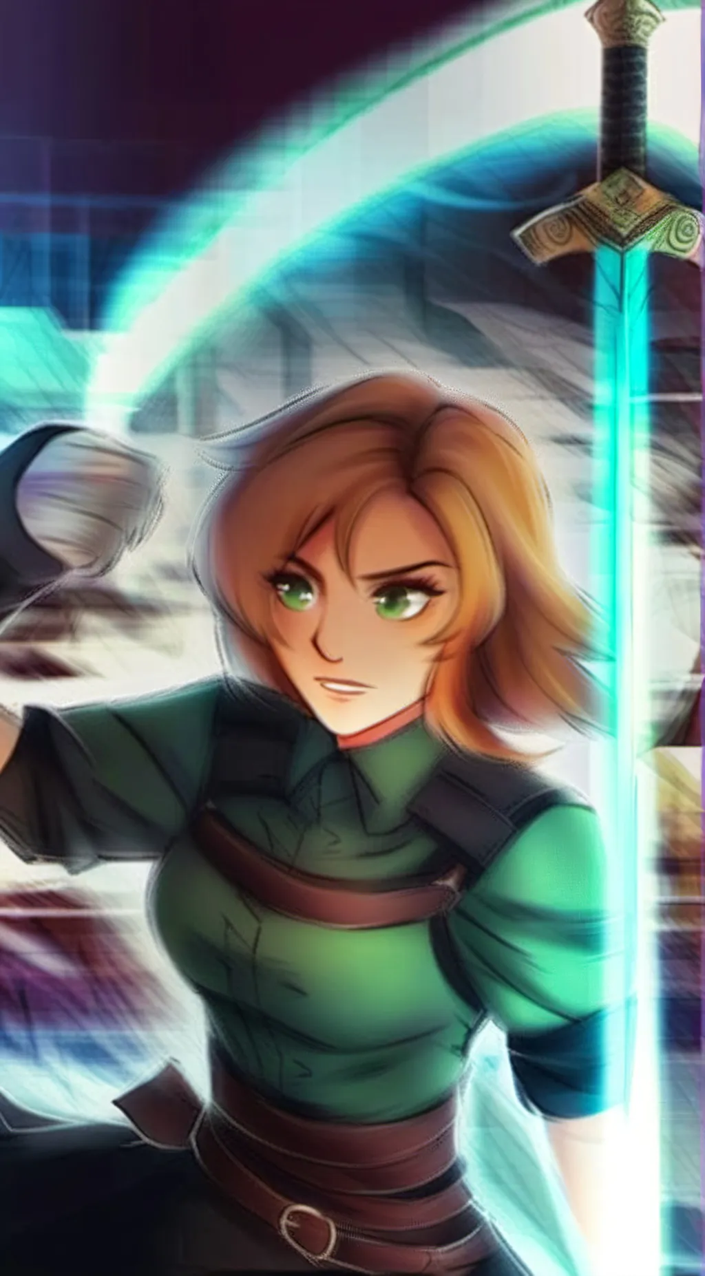 ai character: Aphmau Smp (Kim) background