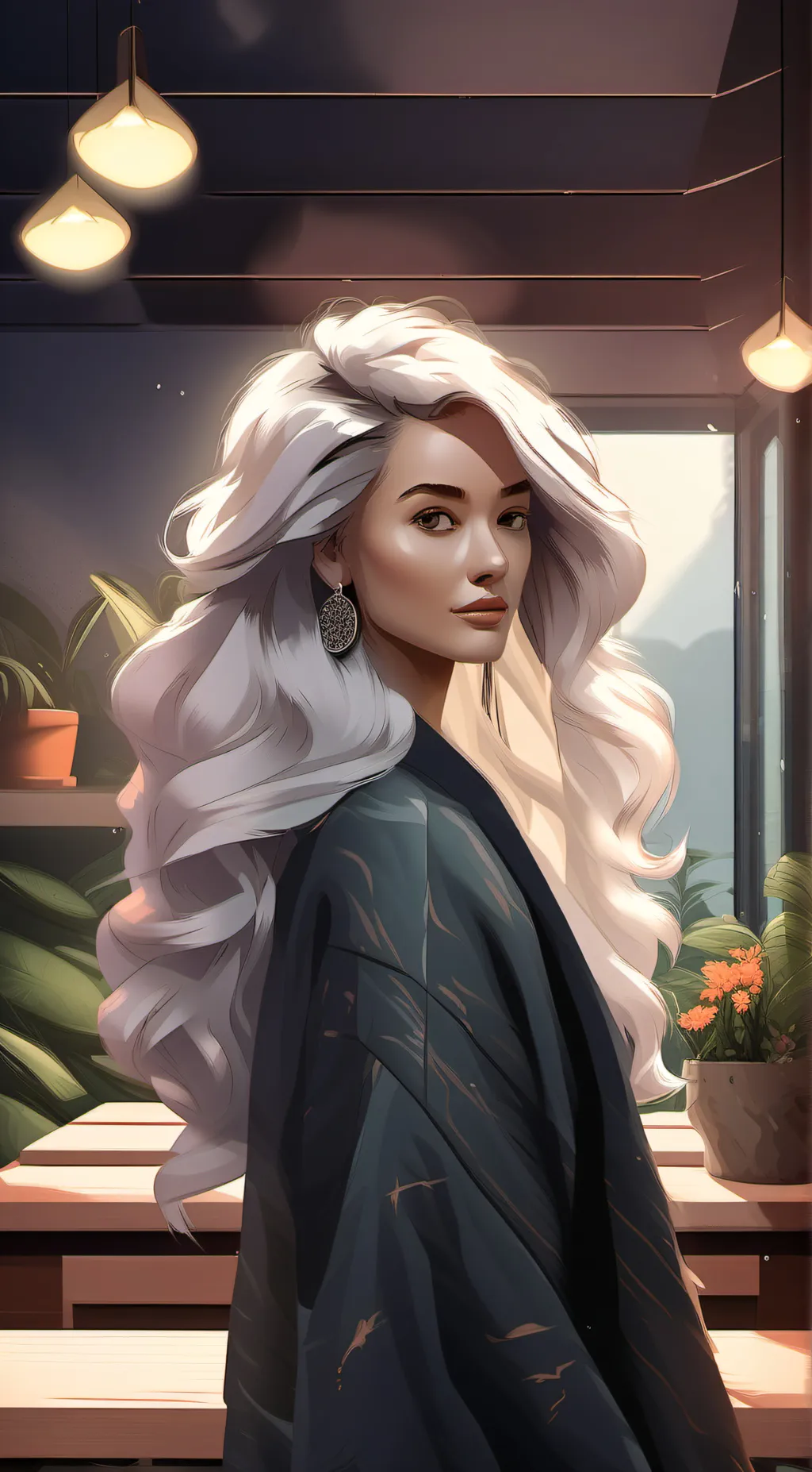 ai character: Zoey background