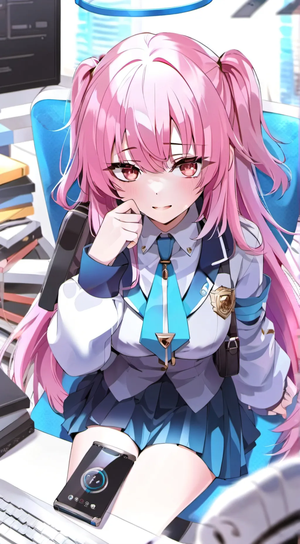 ai character: Hoshino background