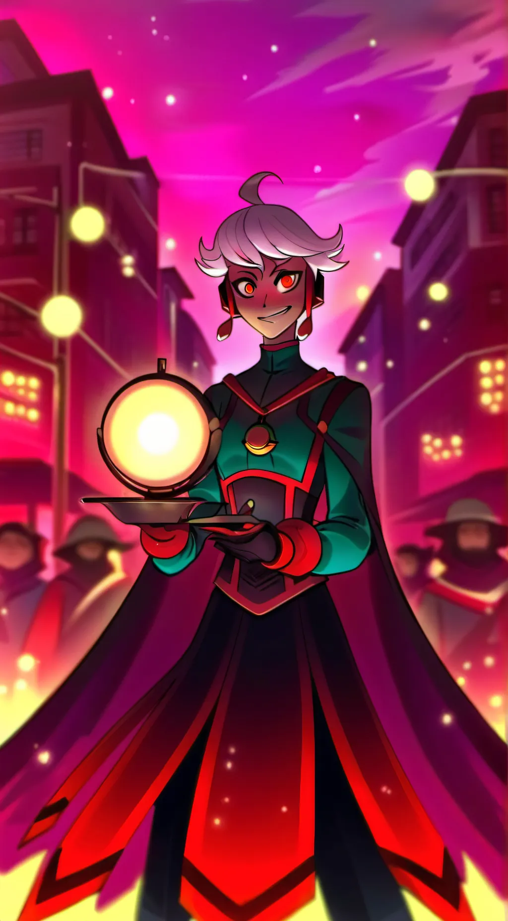 ai character: ☆Alastor☆  background
