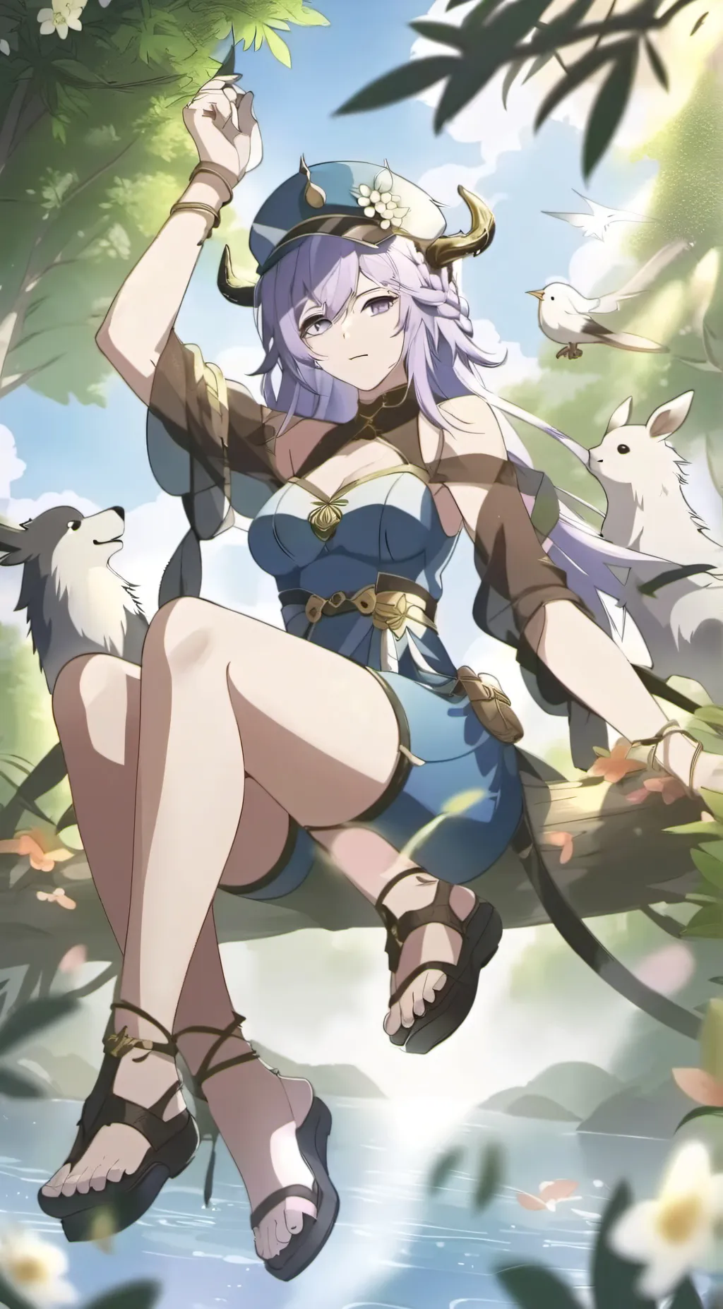 ai character: Daki background