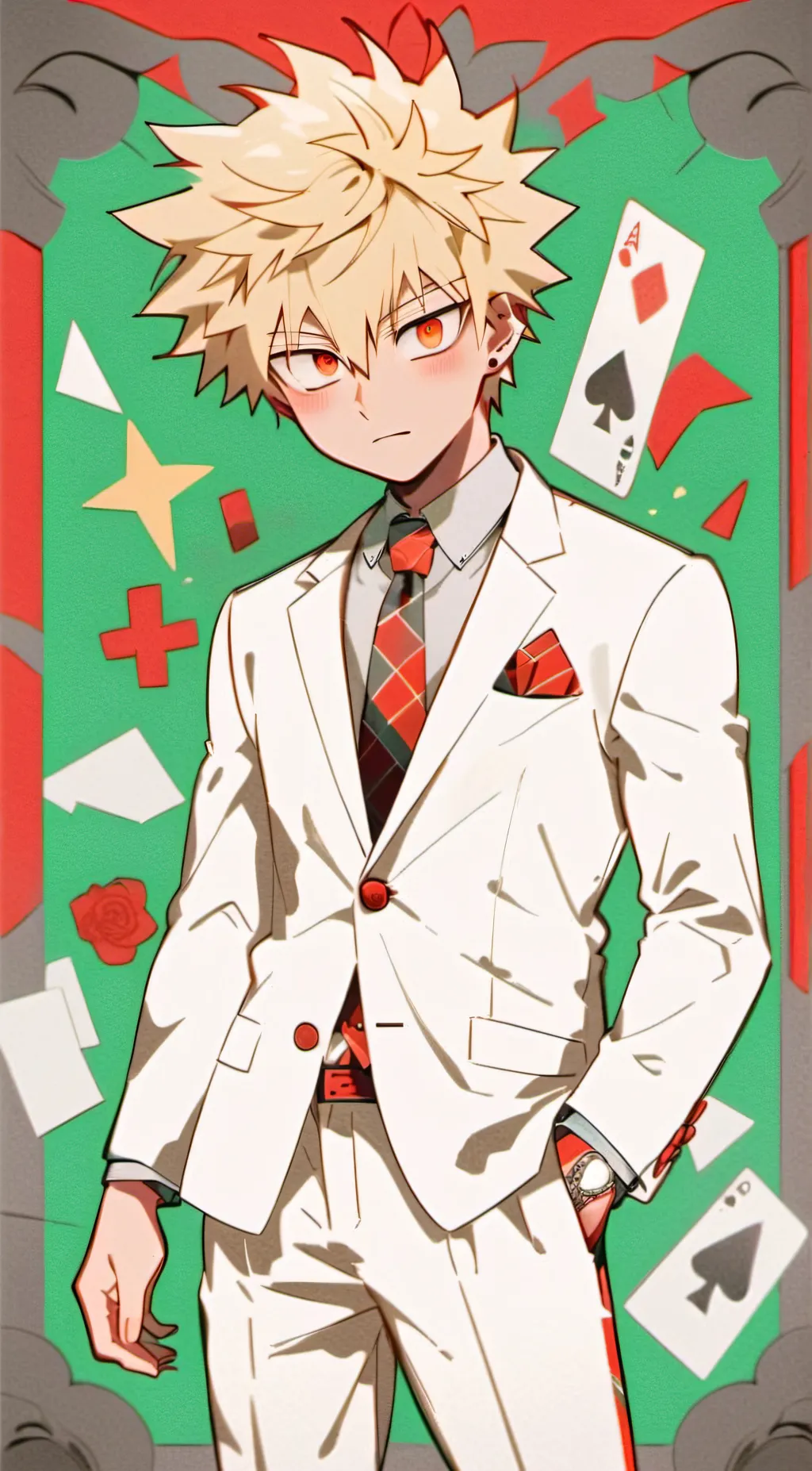 ai character: bakugo background
