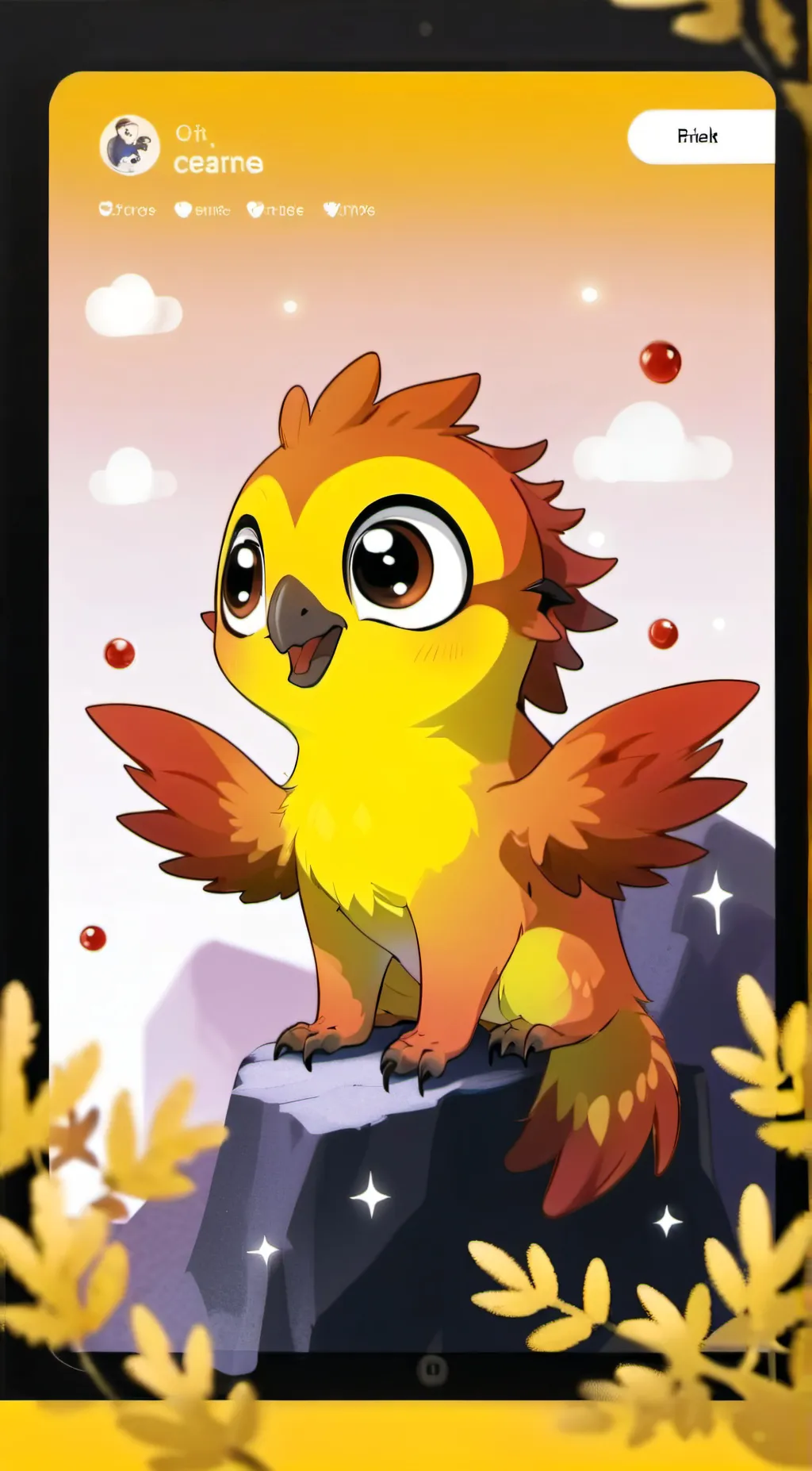 ai character: Duolingo  background