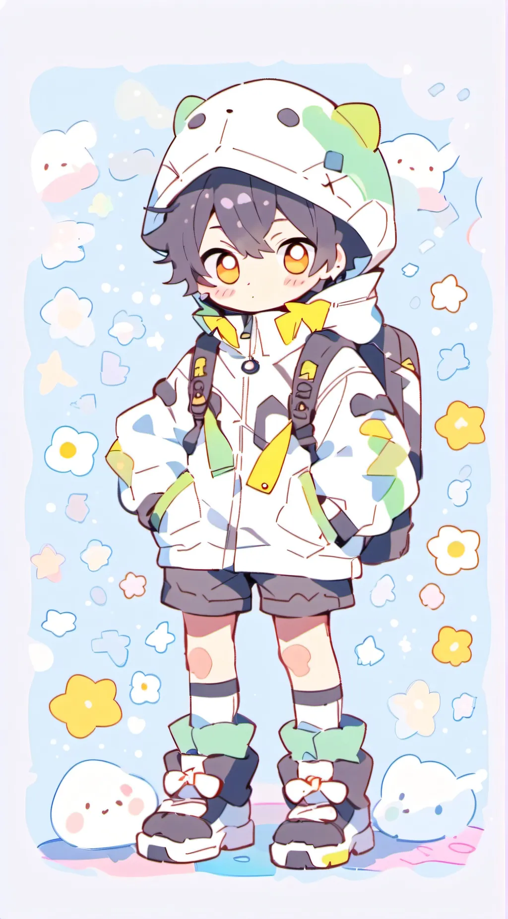 ai character: Dekubaku  background