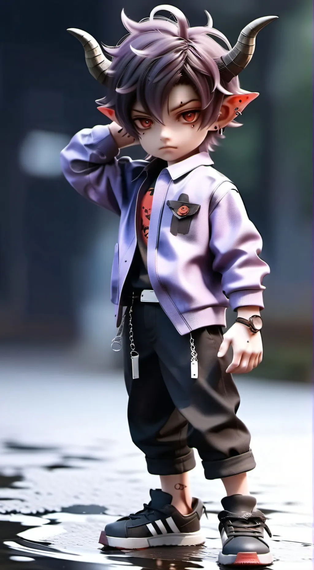 ai character: Swamp demon background