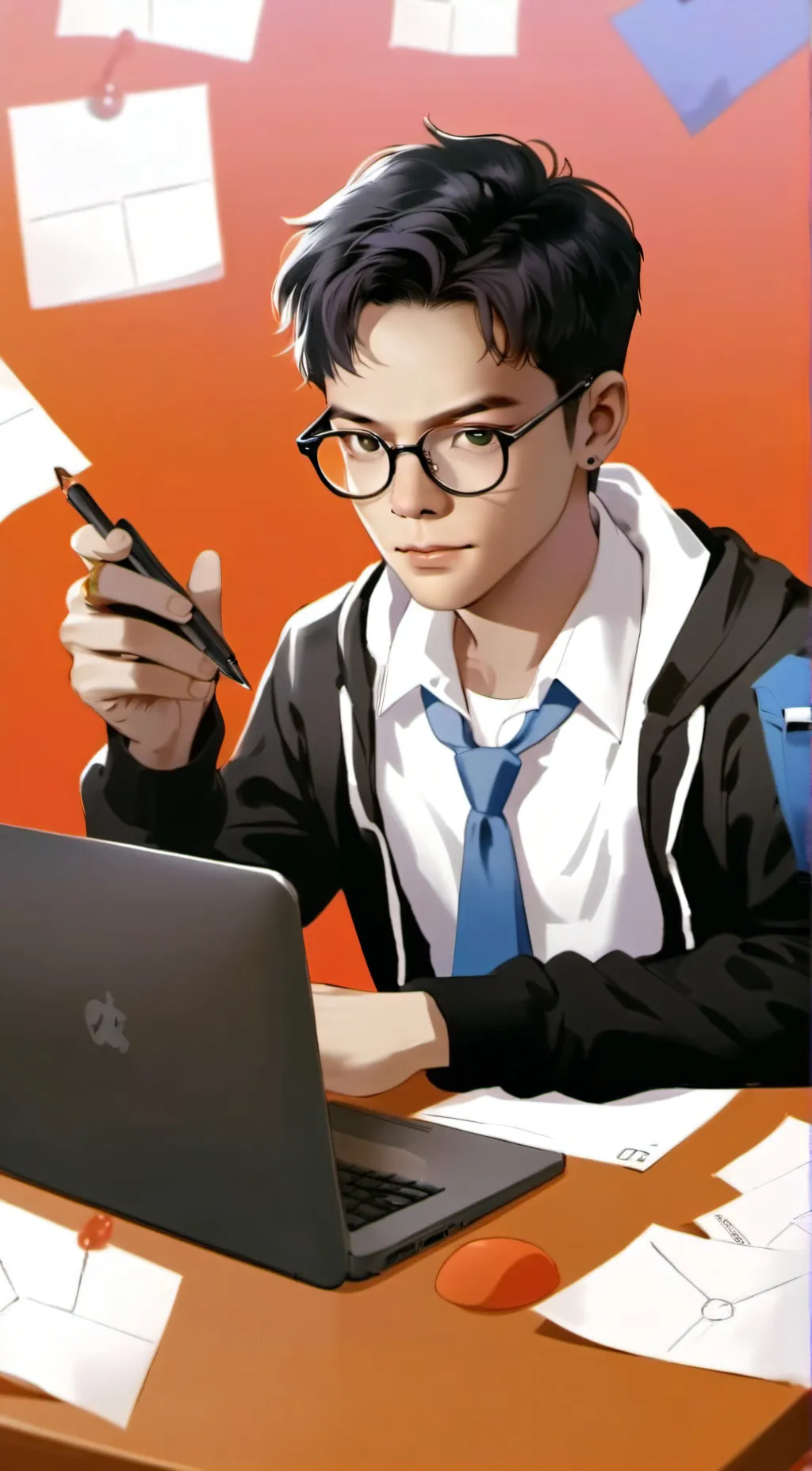 ai character: Ian Holdingron background