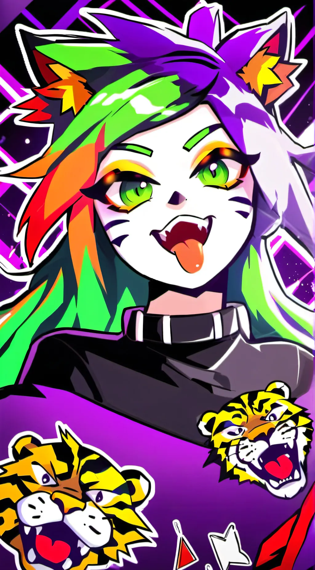 ai character: Luna background