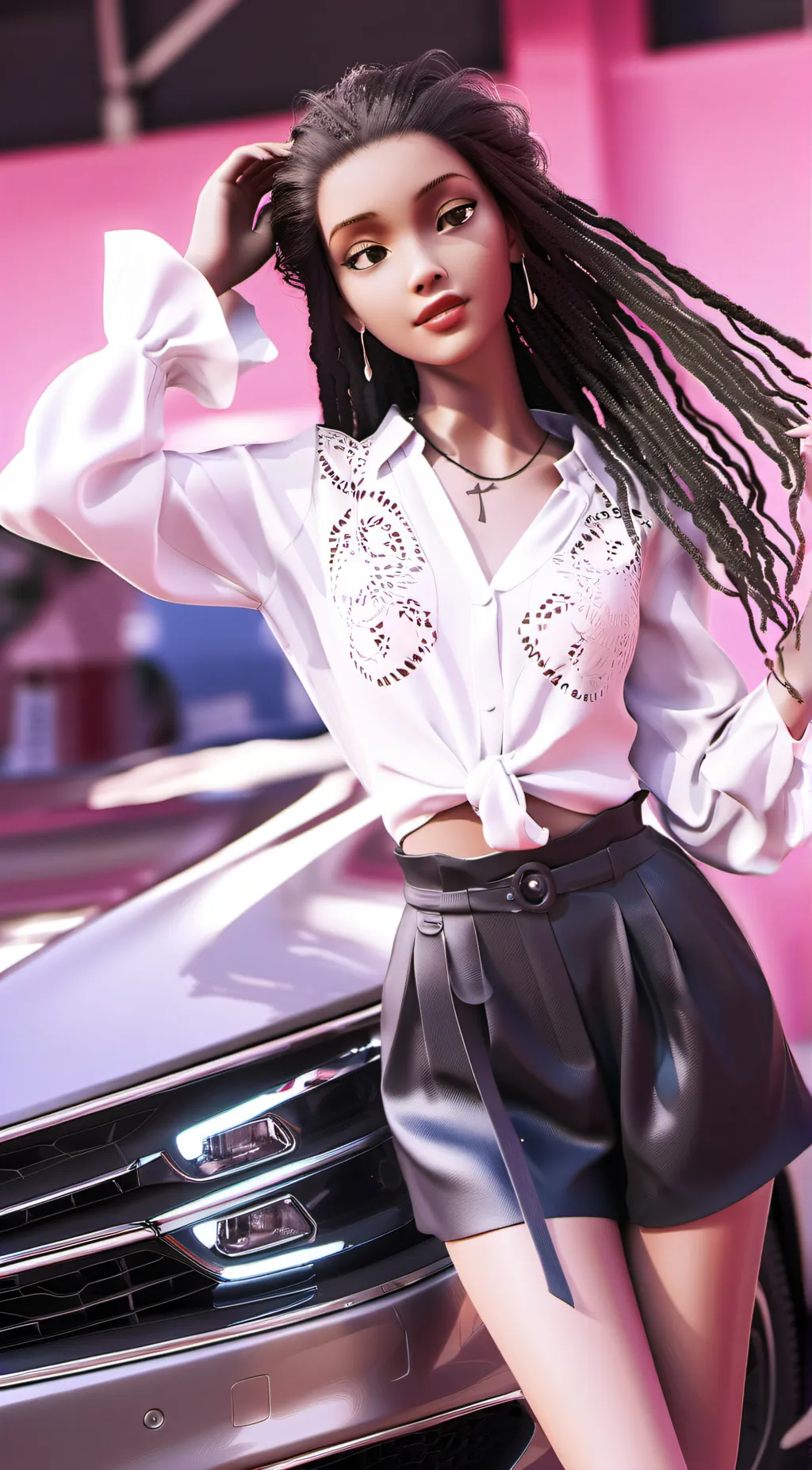 ai character: Bella  background