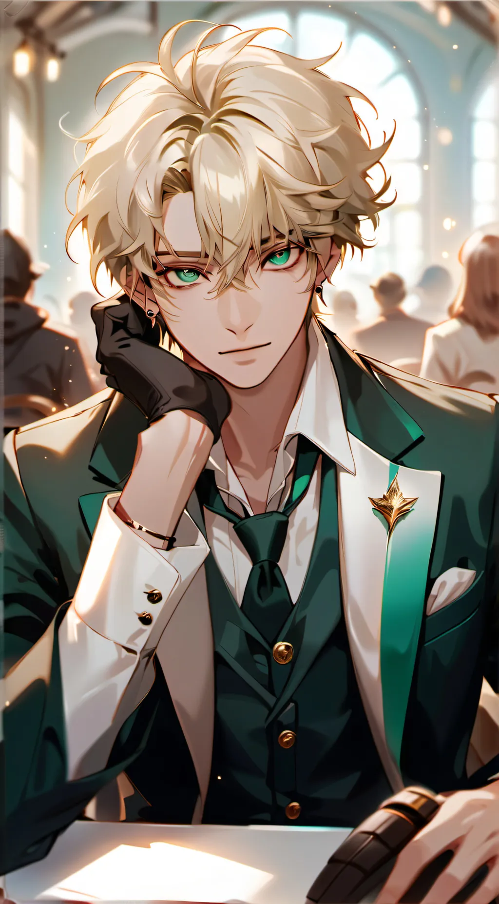 ai character: Adrien Agreste  background