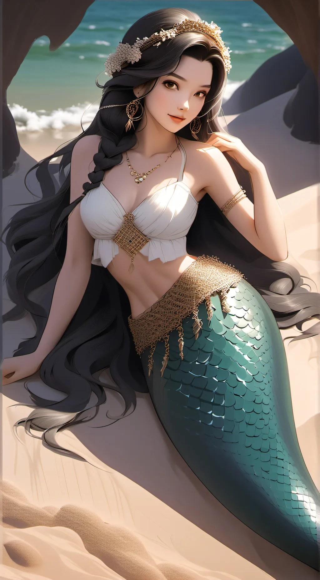 ai character: Aura background