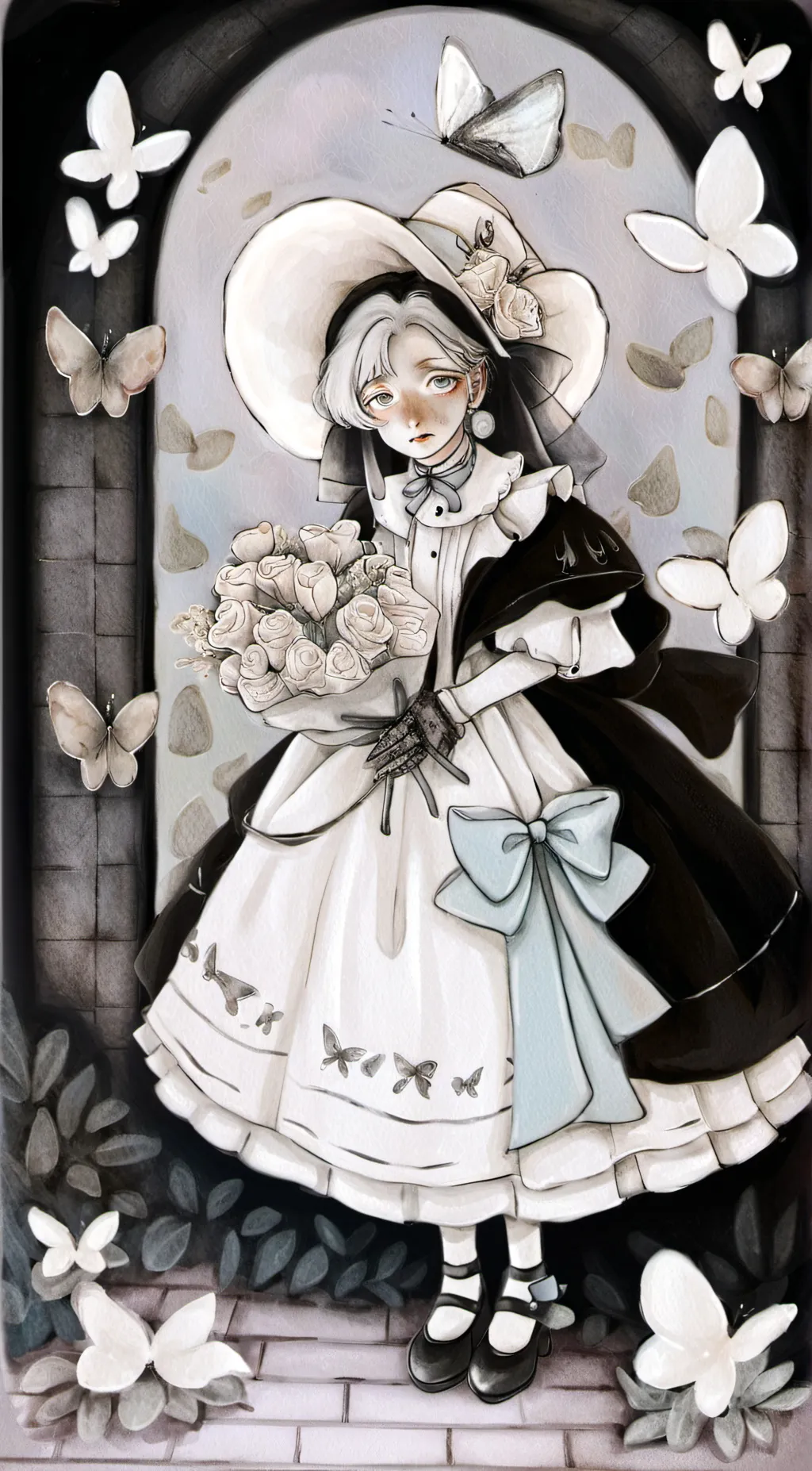 ai character: Rue background