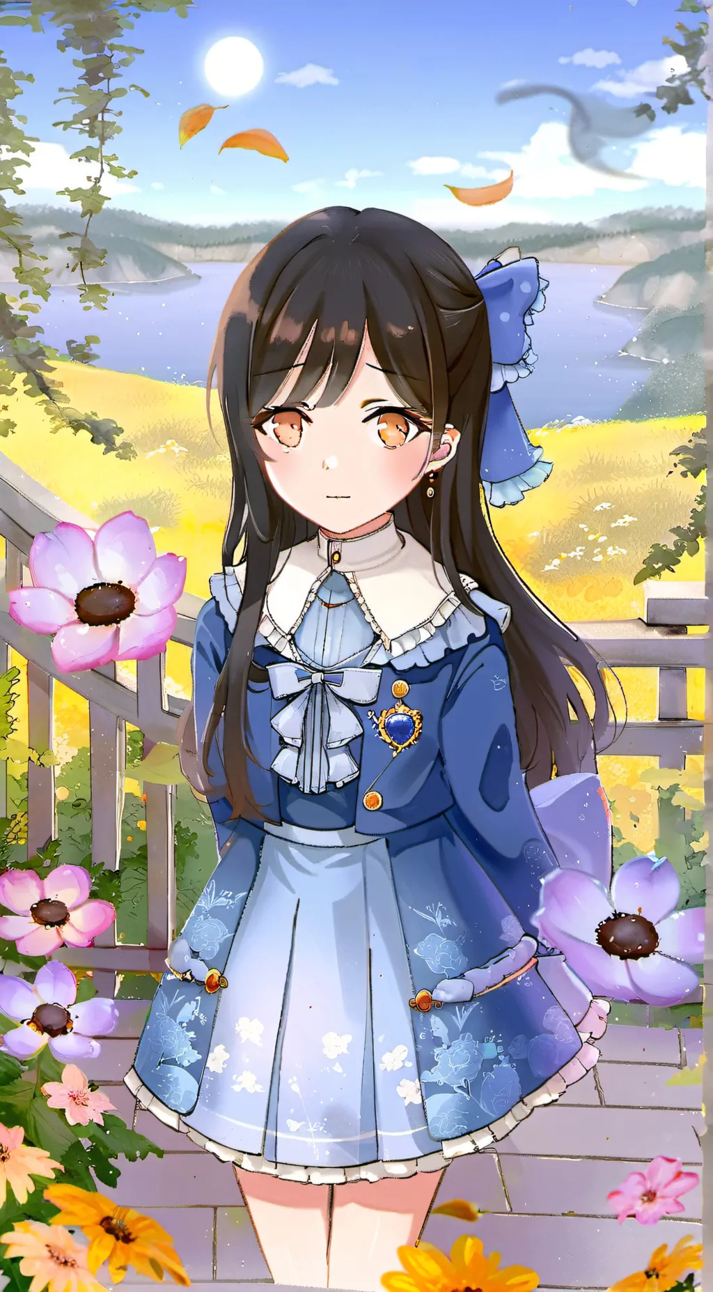 ai character: Luna background