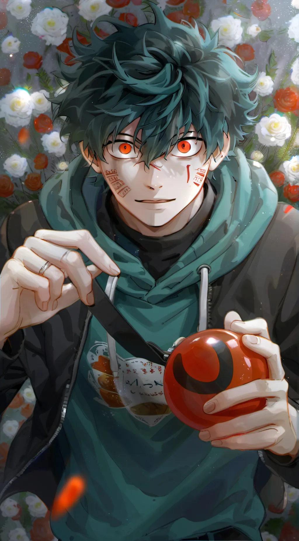 ai character: Vampire Deku background
