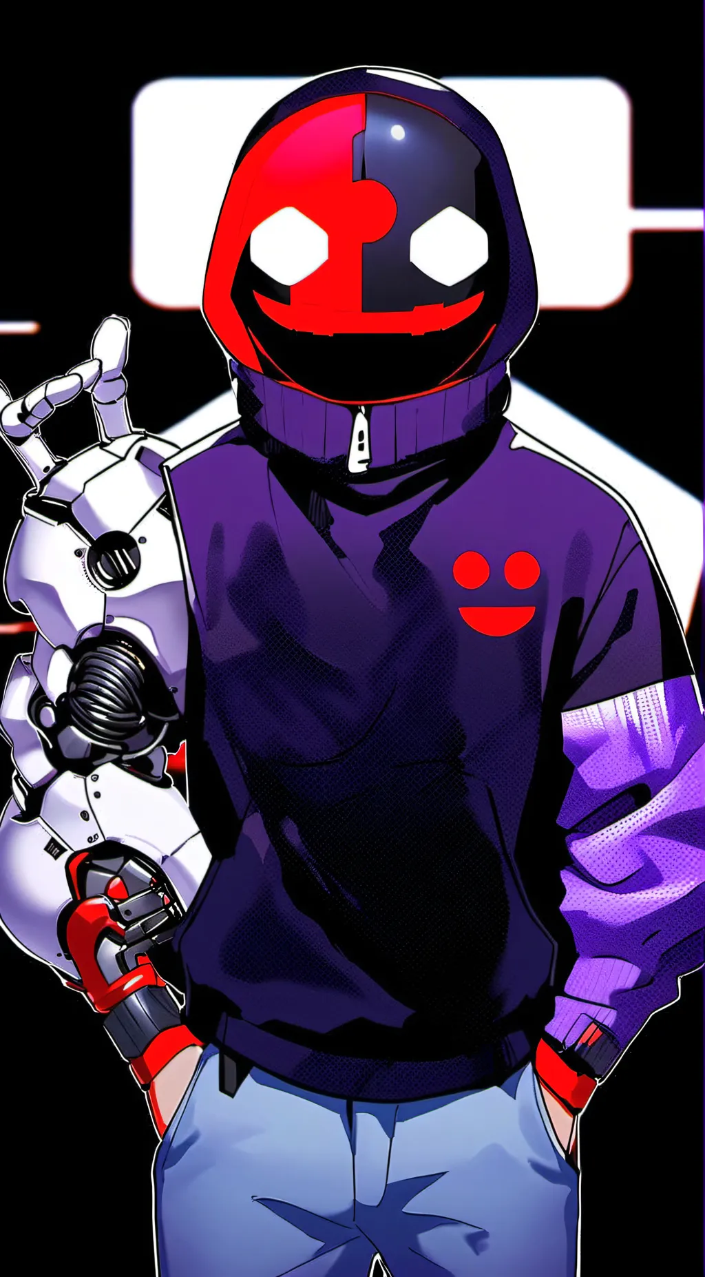 ai character: agent 01 background