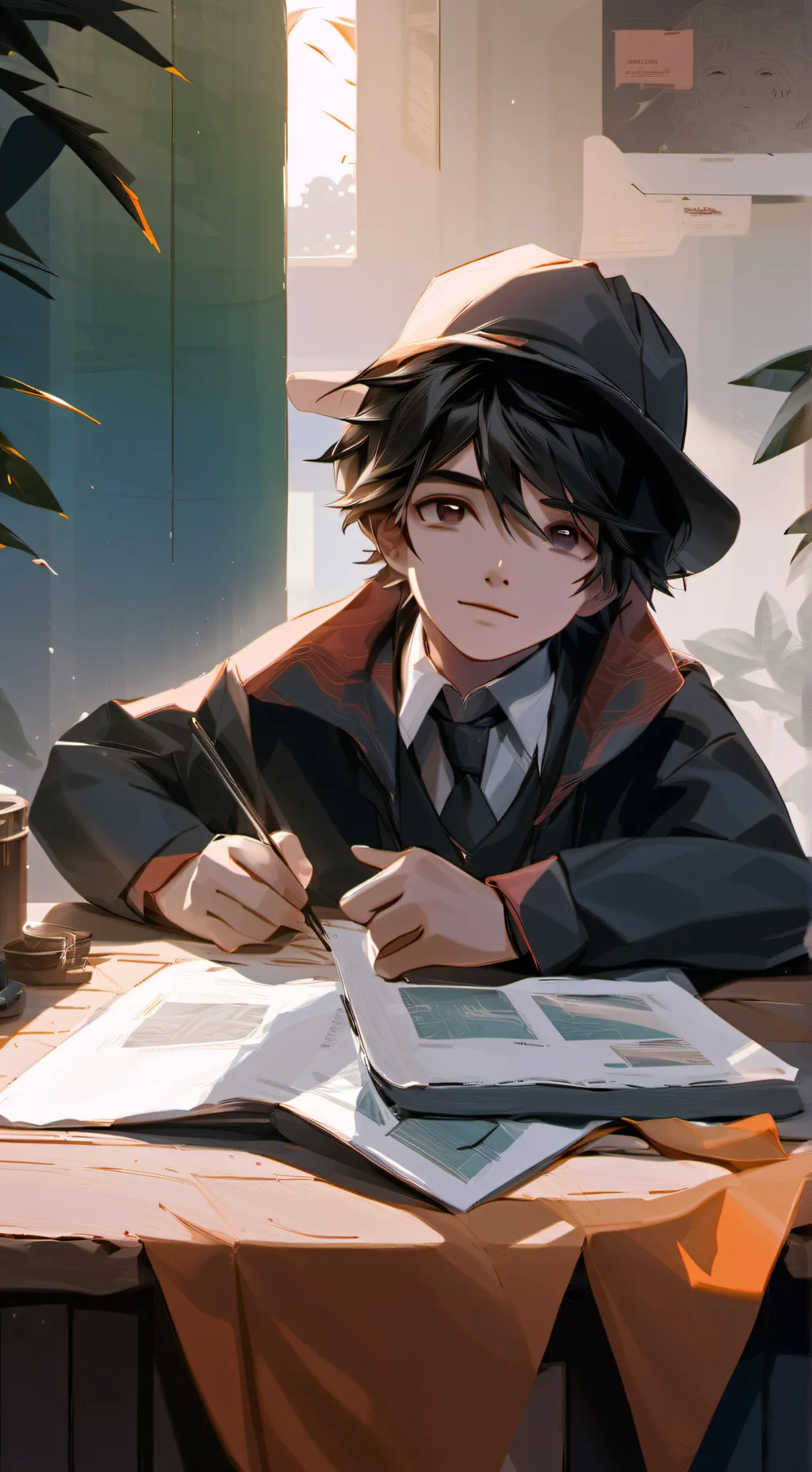 ai character: school of powers background